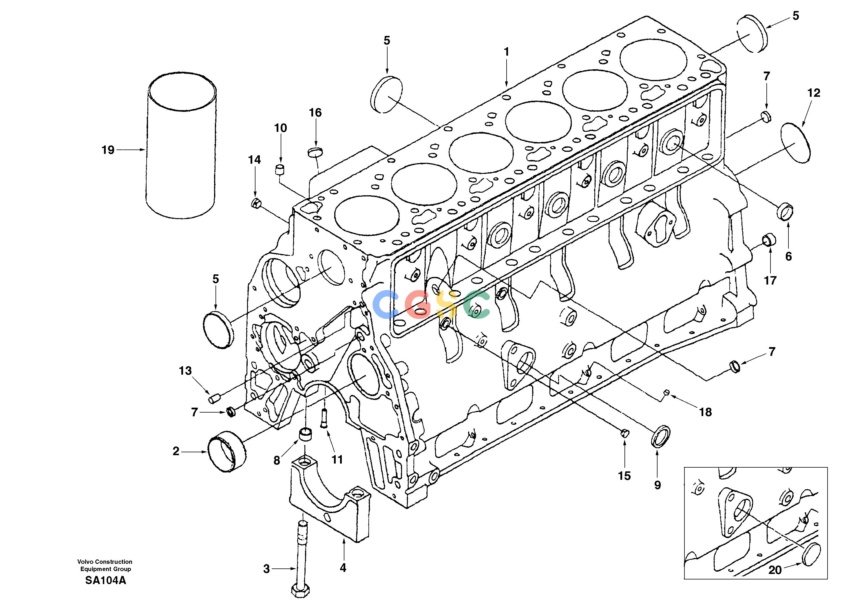 沃尔沃零件查询EC210 Cylinder blockNoneDD04B001-DD04B002NoneNoneNoneAutodata Volvo online