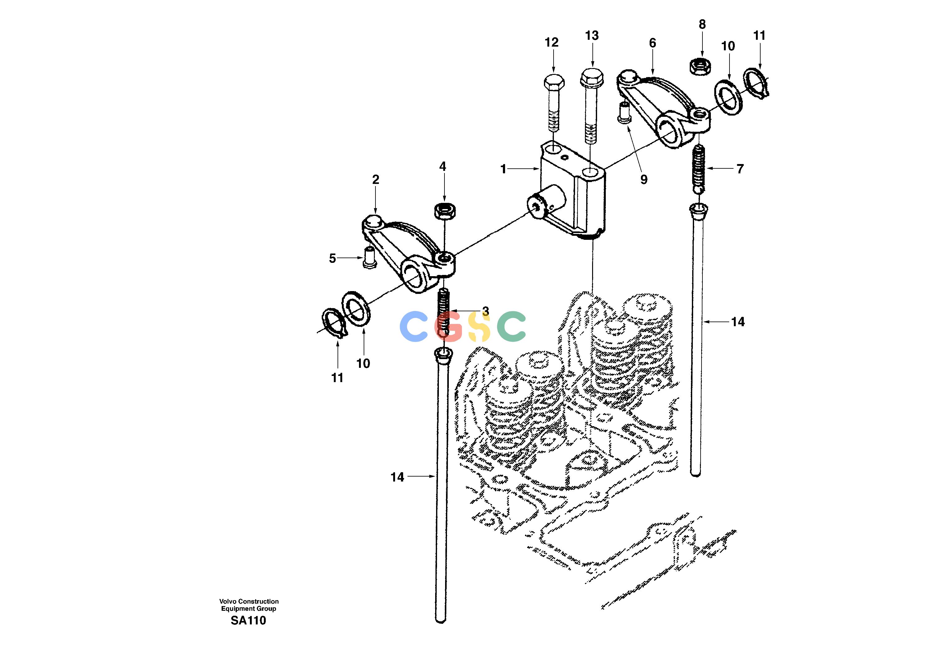 沃尔沃零件查询EC210 Rocker armNoneDD04B001-DD04B002NoneNoneNoneAutodata Volvo online