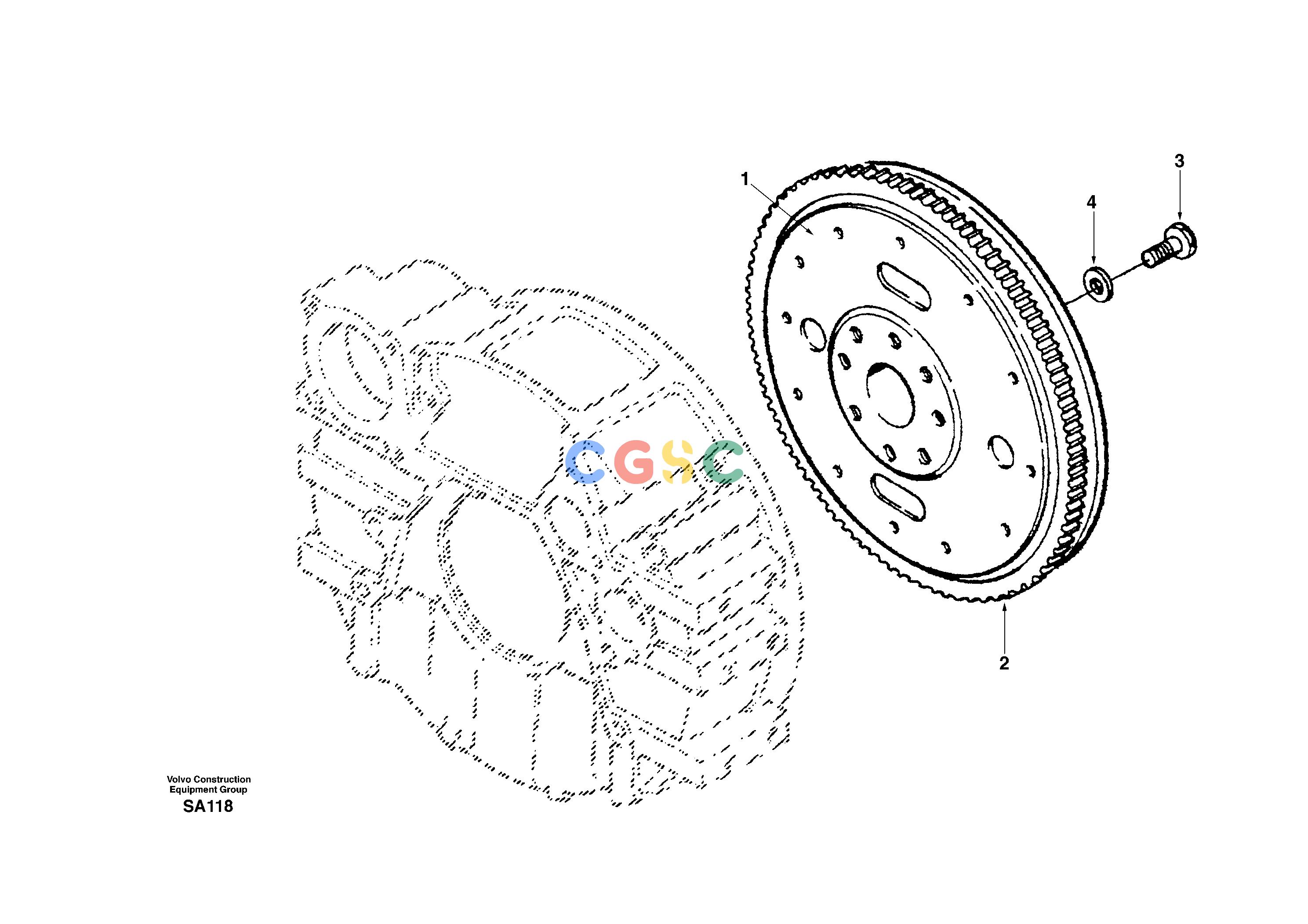 沃尔沃零件查询EC210 FlywheelNoneDD04B001-DD04B002NoneNoneNoneAutodata Volvo online