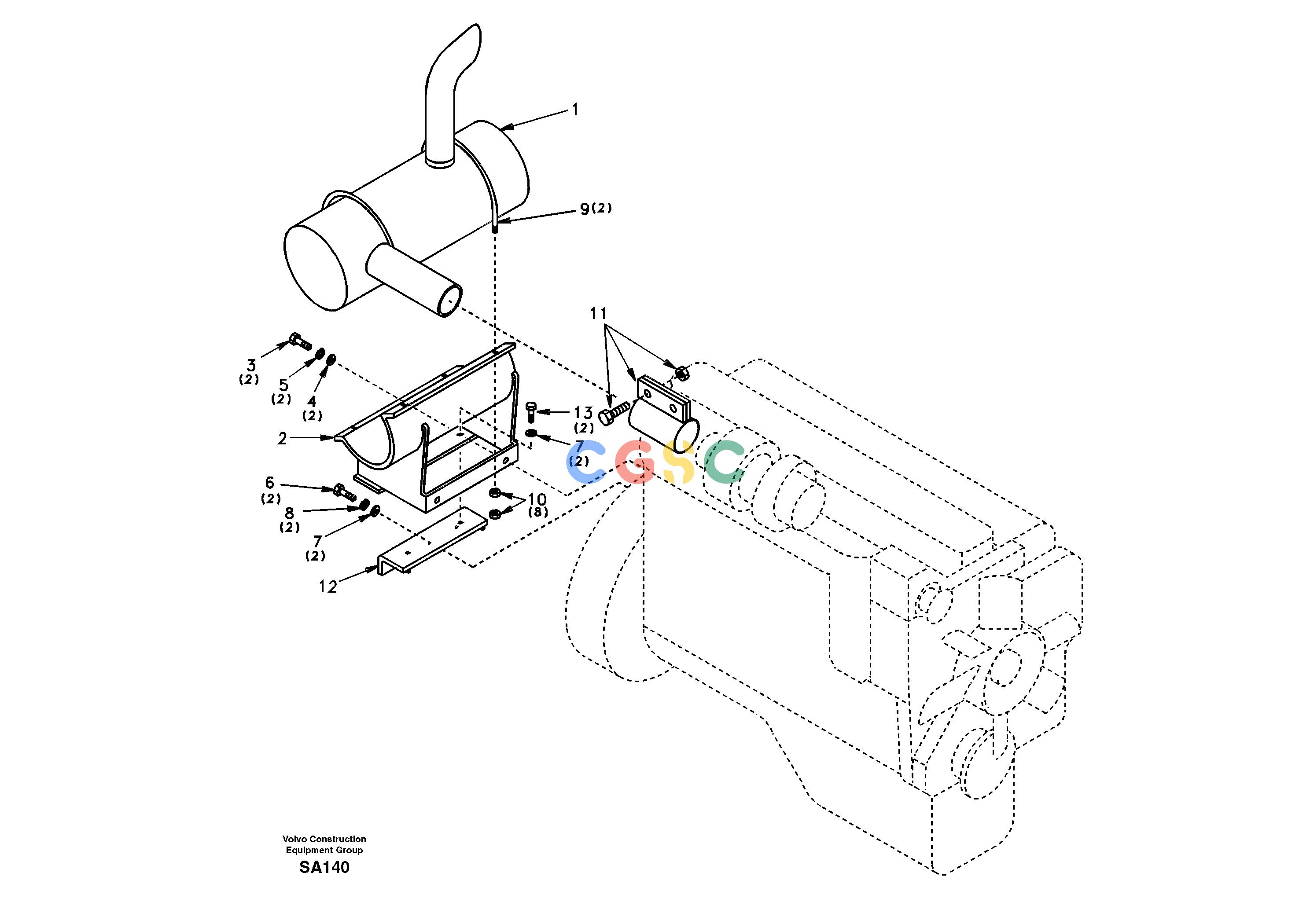沃尔沃零件查询EC210 Exhaust systemNoneDD04E001-NoneNoneNoneNoneAutodata Volvo online