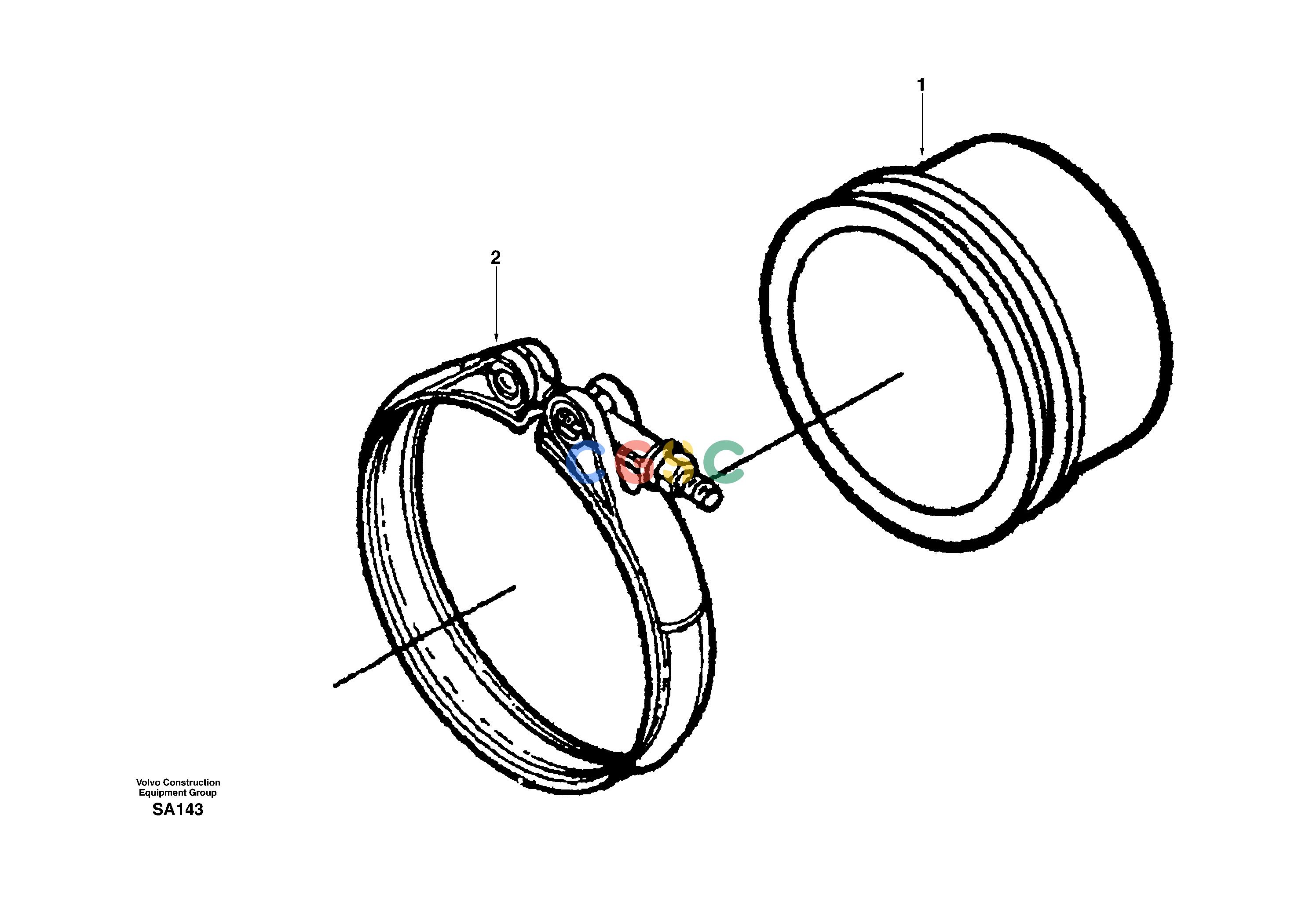 沃尔沃零件查询EC210 Exhaust connectionNoneDD04B001-DD04B002NoneNoneNoneAutodata Volvo online