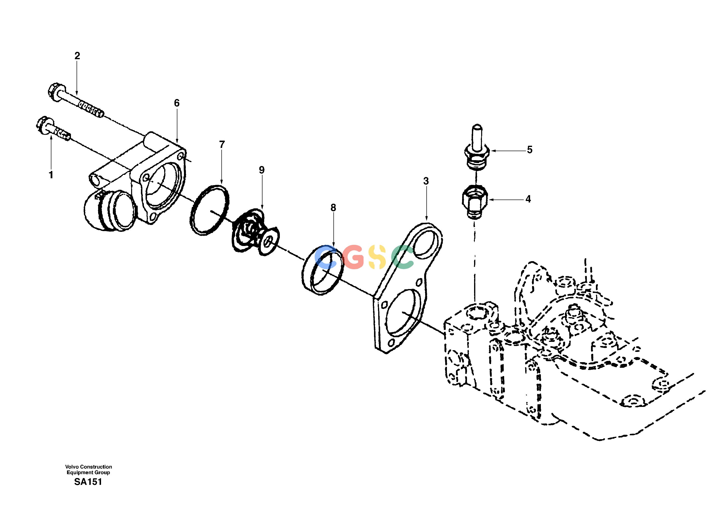 沃尔沃零件查询EC210 Thermostat housingNoneDD04B001-DD04B002NoneNoneNoneAutodata Volvo online
