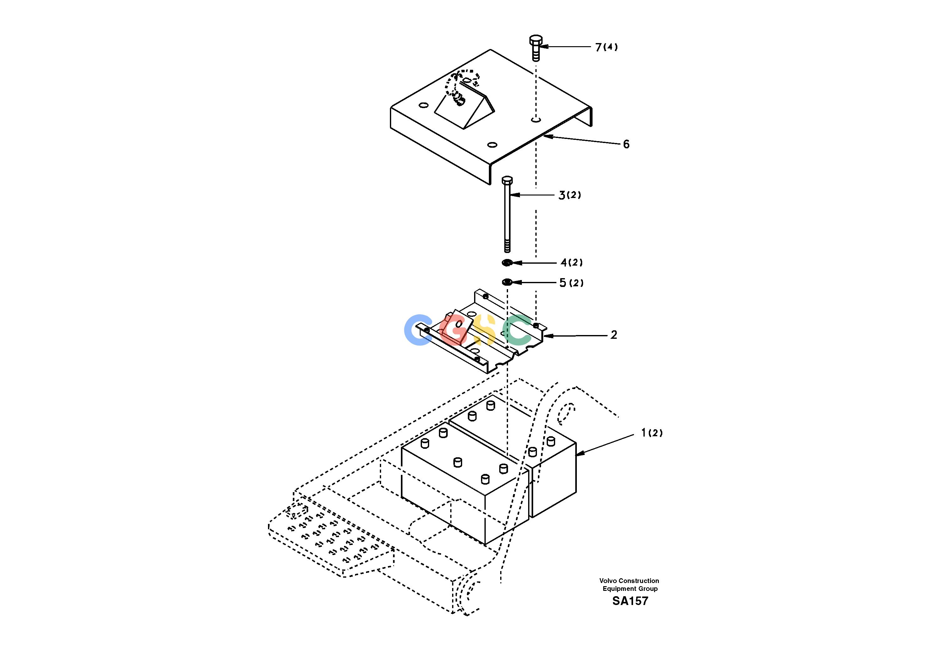 沃尔沃零件查询EC210 Battery with assembling detailsNone NoneNoneNoneAutodata Volvo online
