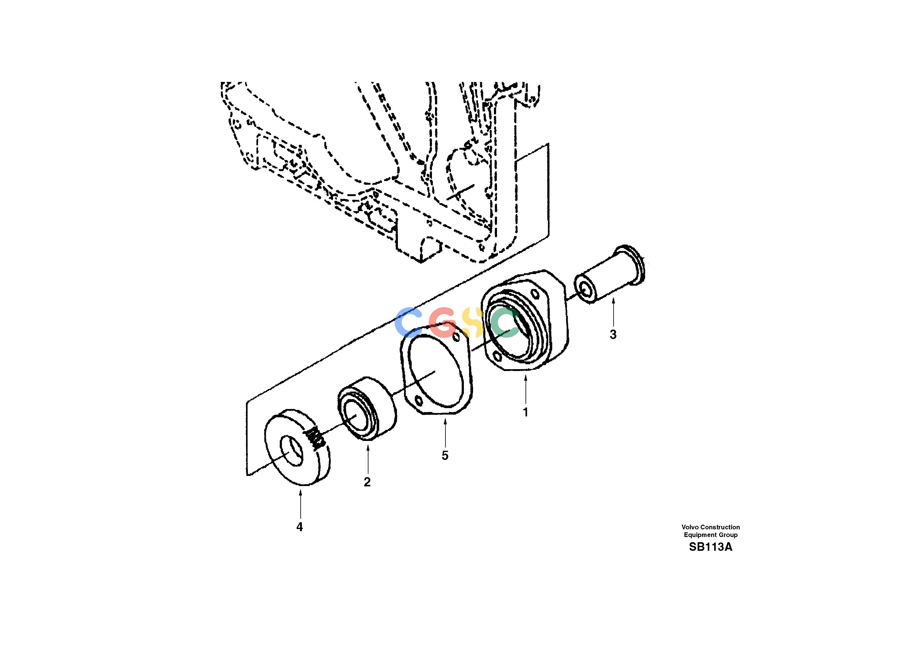 沃尔沃零件查询EC240 Pump drive power take-offNone NoneNoneNoneAutodata Volvo online
