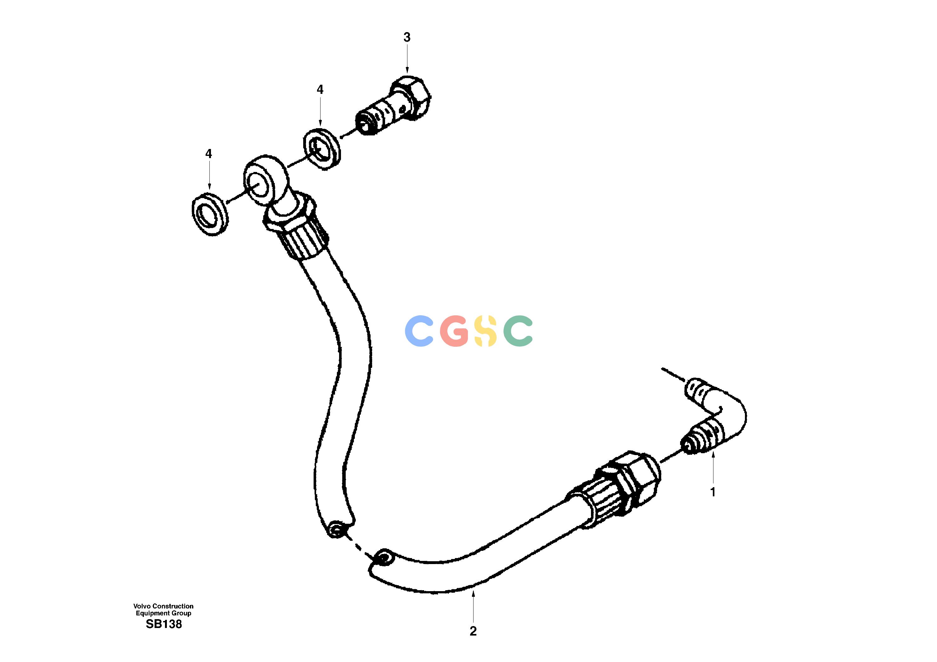 沃尔沃零件查询EC240 Fuel pipe - Fuel injection pump supplyNone NoneNoneNoneAutodata Volvo online