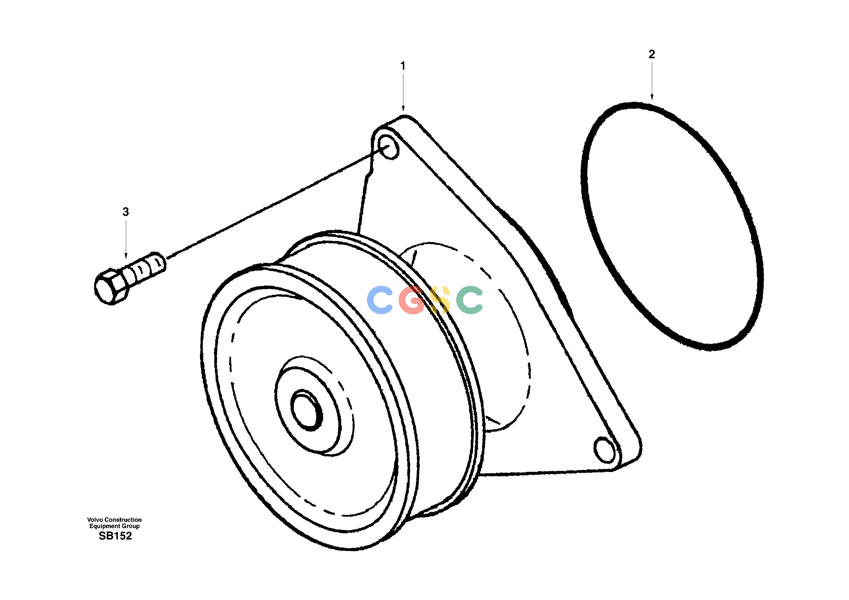 沃尔沃零件查询EC240 Water pumpNone NoneNoneNoneAutodata Volvo online