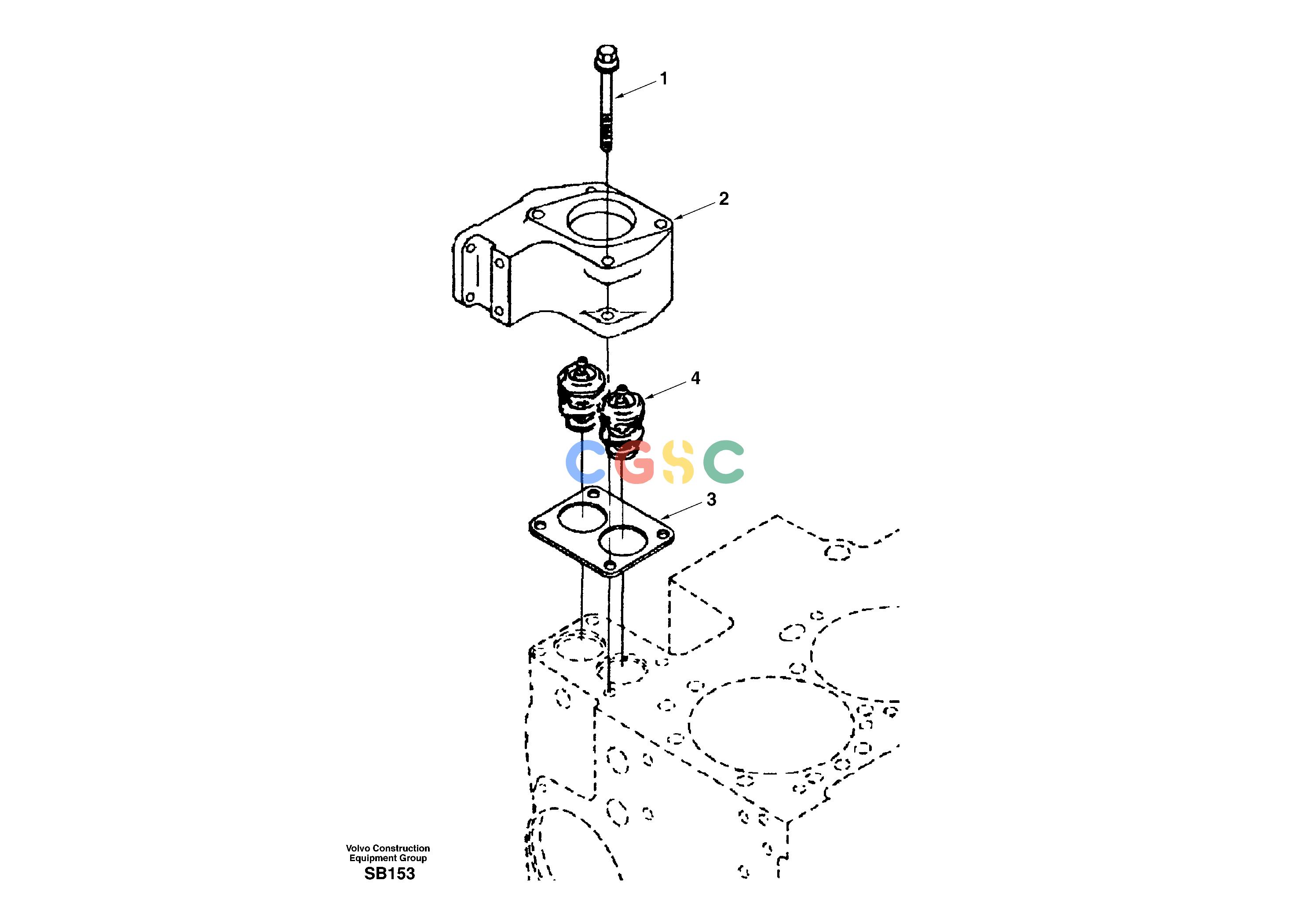 沃尔沃零件查询EC240 Thermostat housingNone NoneNoneNoneAutodata Volvo online
