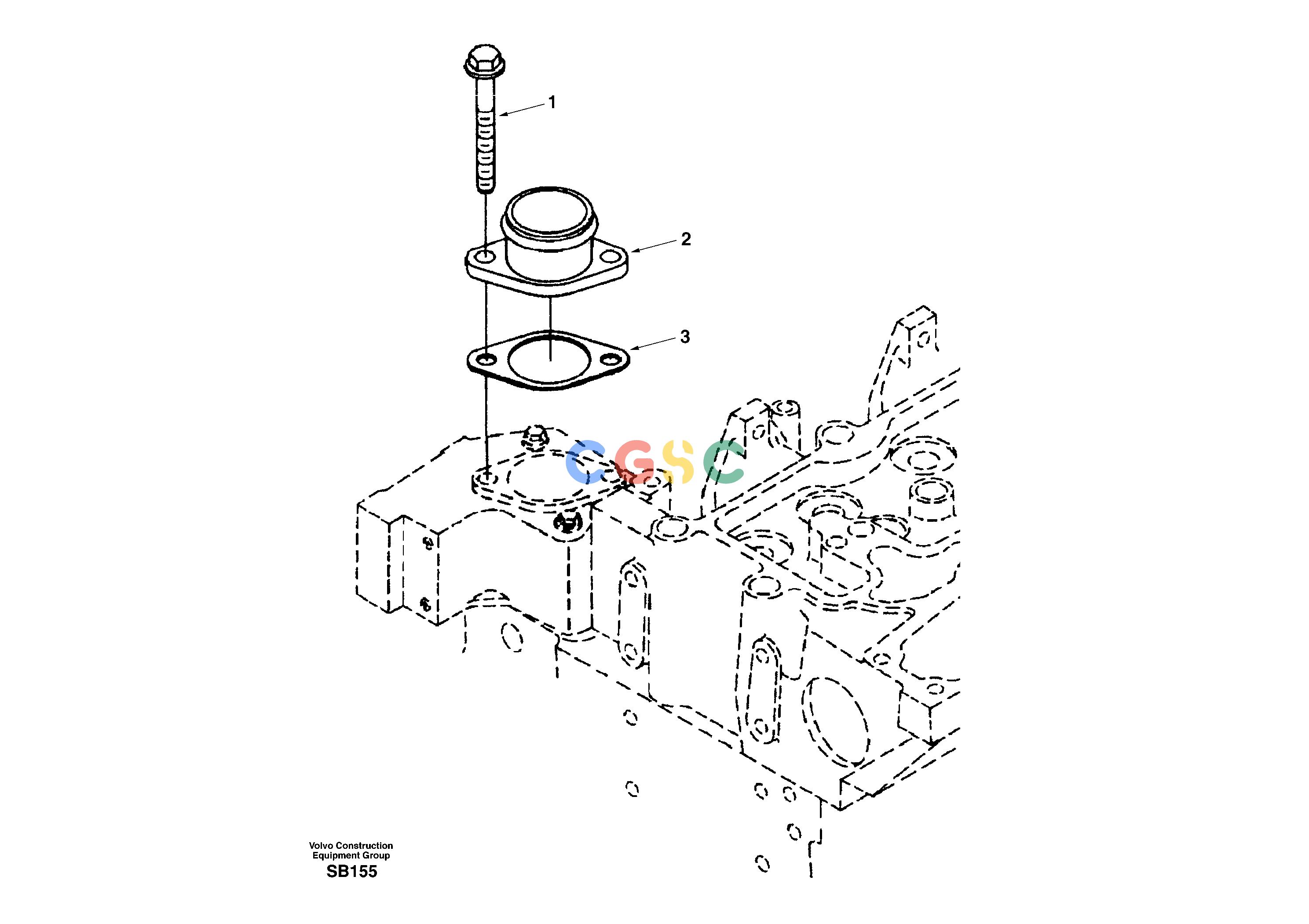 沃尔沃零件查询EC240 Water outlet connectionNone NoneNoneNoneAutodata Volvo online