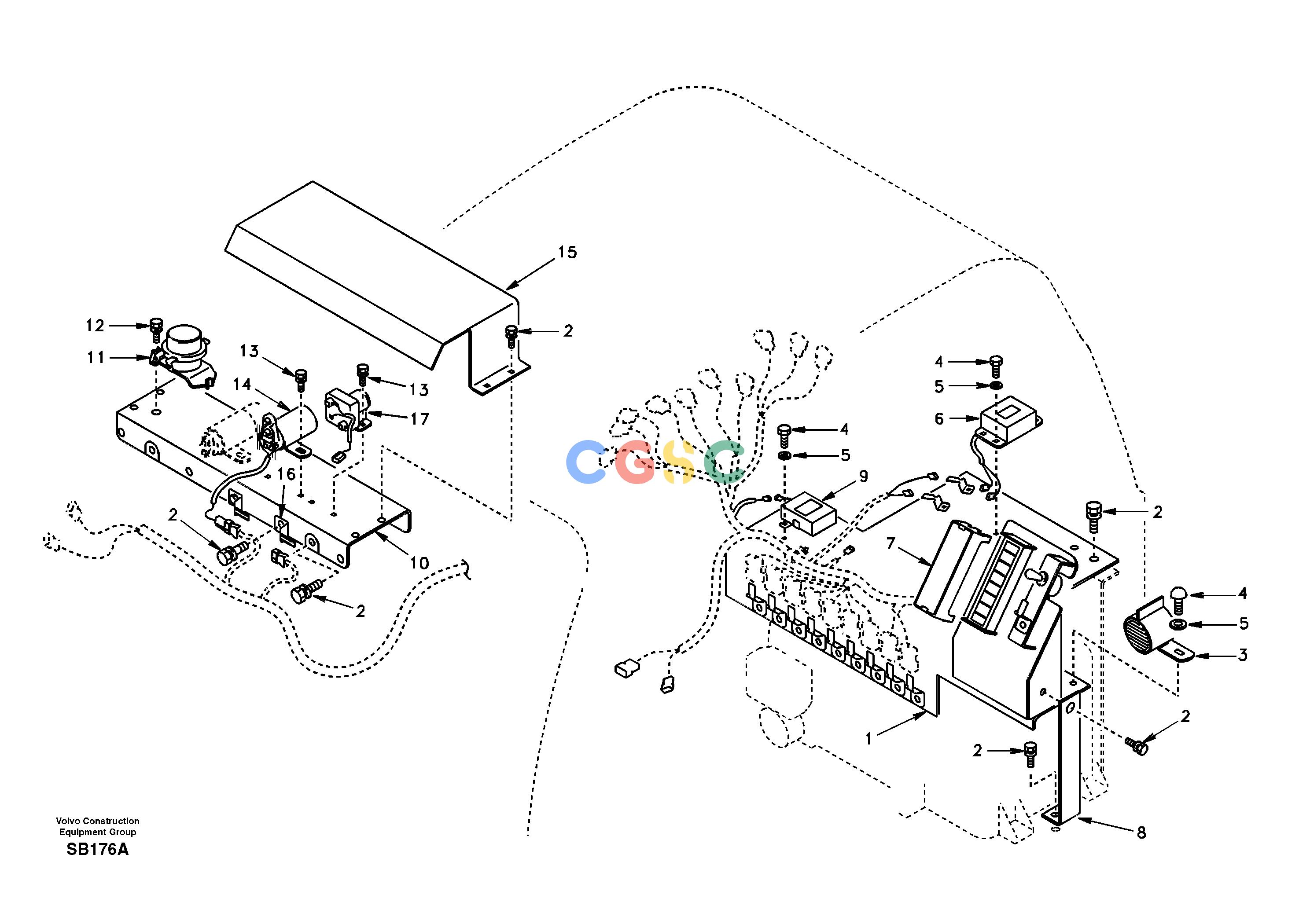 沃尔沃零件查询EC240 Electrical distribution boxNoneDE00A001-DE04B002NoneNoneNoneAutodata Volvo online