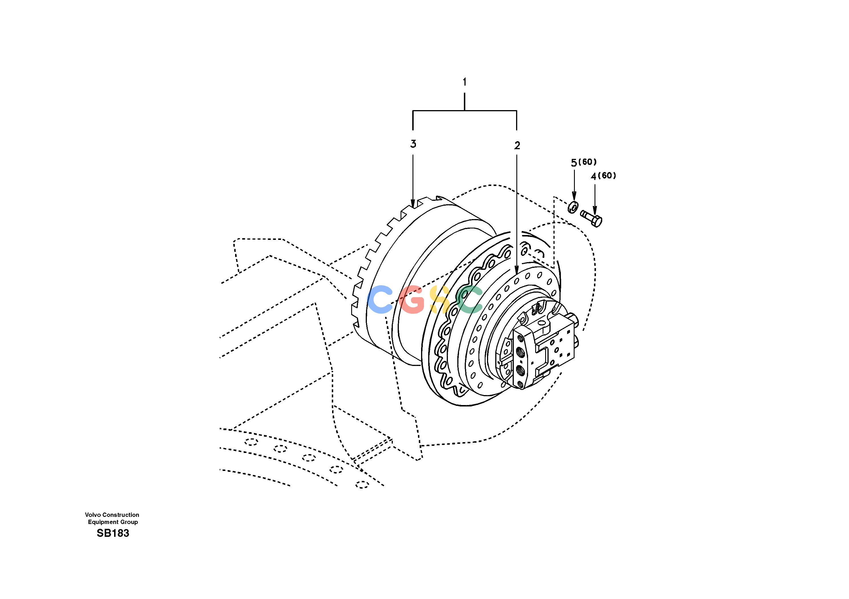 沃尔沃零件查询EC240 Travel motor with mounting partsNoneDE16F001-DE16F002NoneNoneNoneAutodata Volvo online
