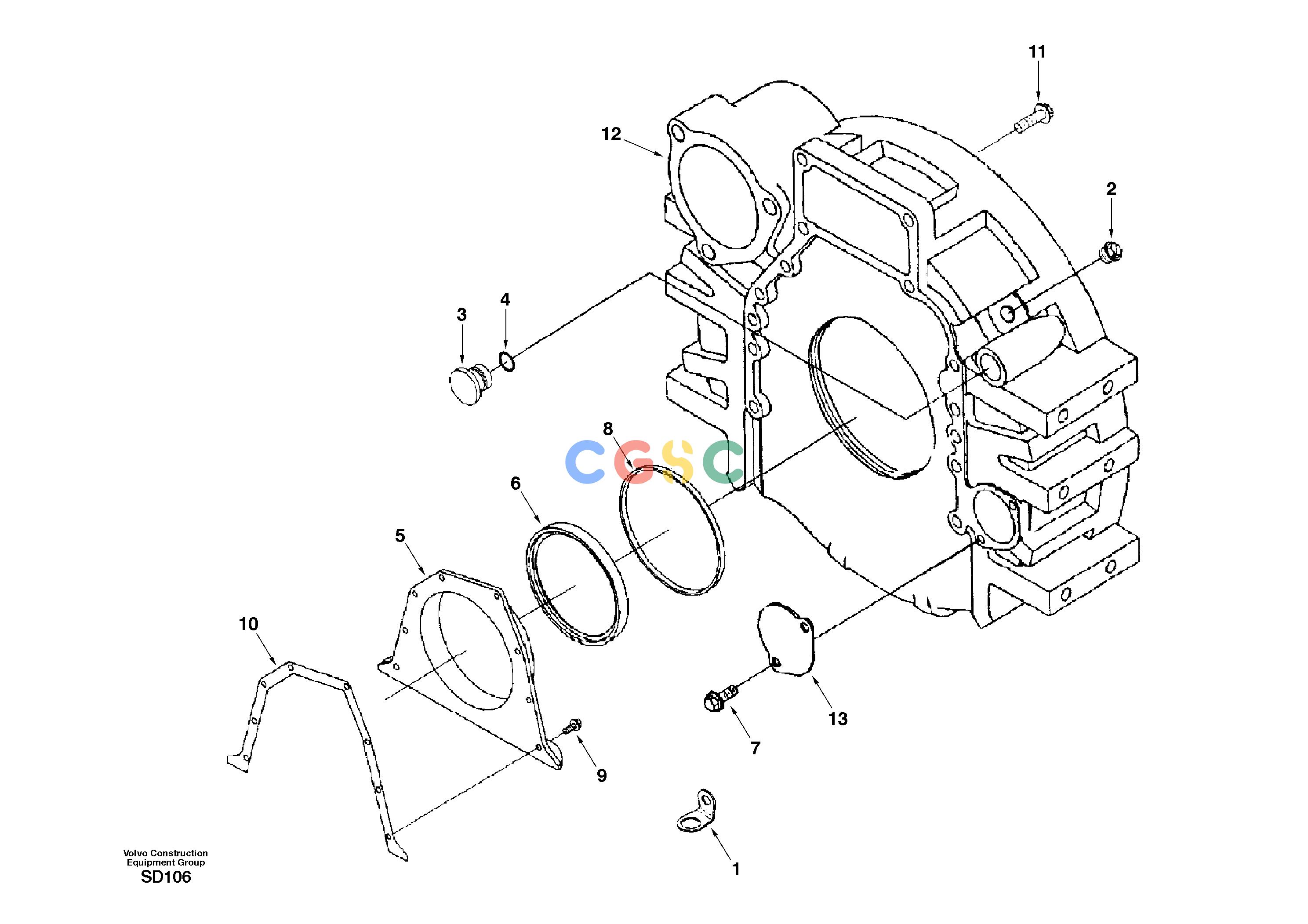 沃尔沃零件查询EC290 Flywheel housingNoneDG04B001 TROPIC-DG04B002 STDNoneNoneNoneAutodata Volvo online