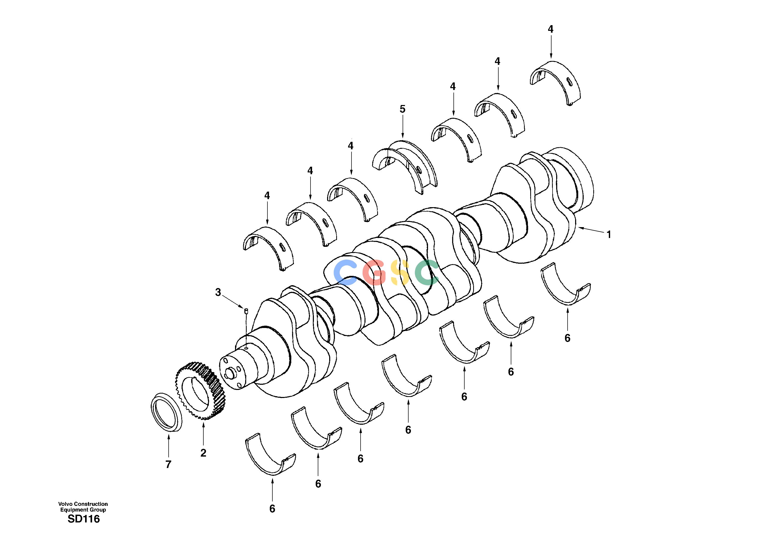 沃尔沃零件查询EC290 CrankshaftNoneDG04B001 TROPIC-DG04B002 STDNoneNoneNoneAutodata Volvo online