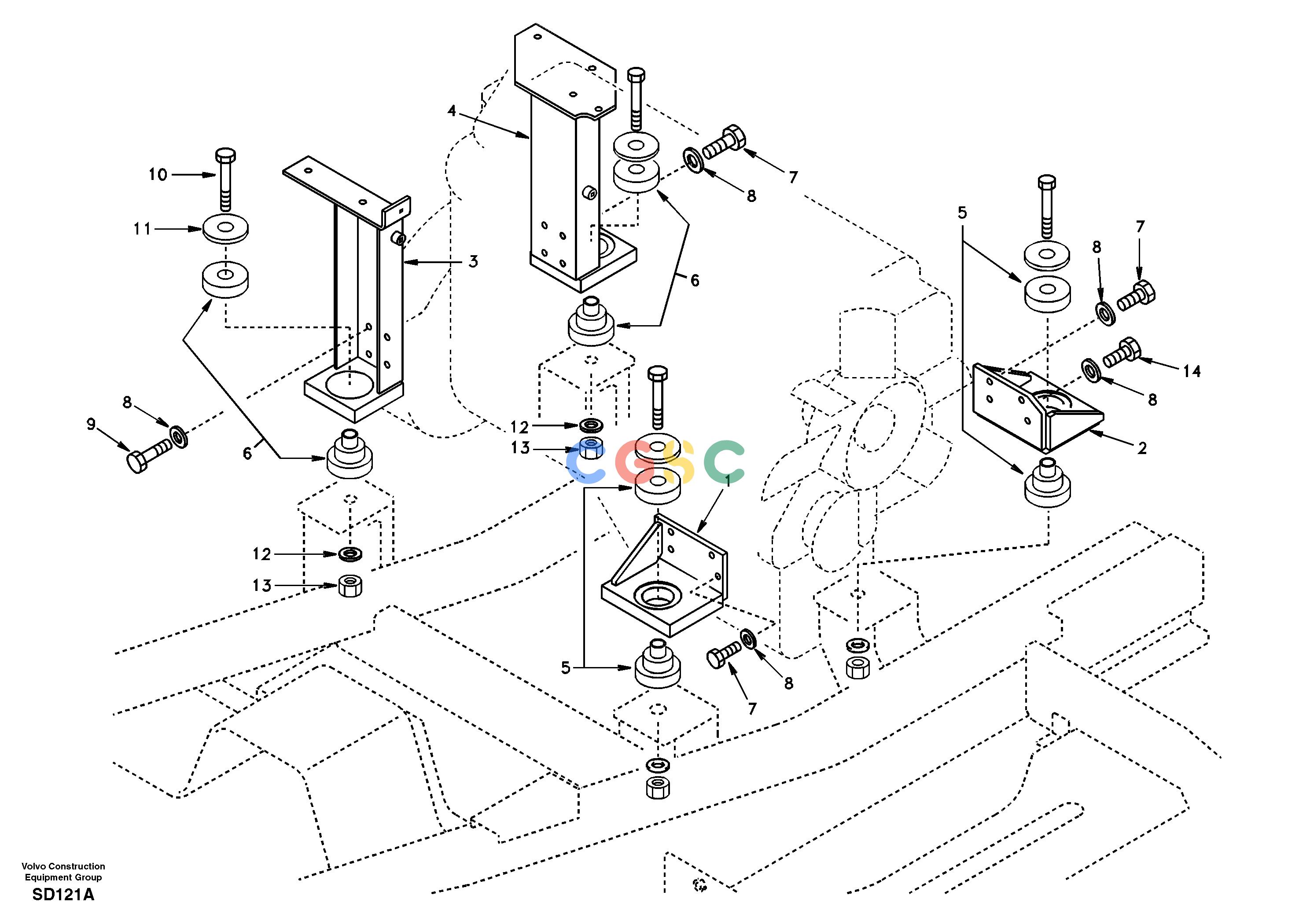 沃尔沃零件查询EC290 Engine mountNoneDG00A001-NoneNoneNoneNoneAutodata Volvo online