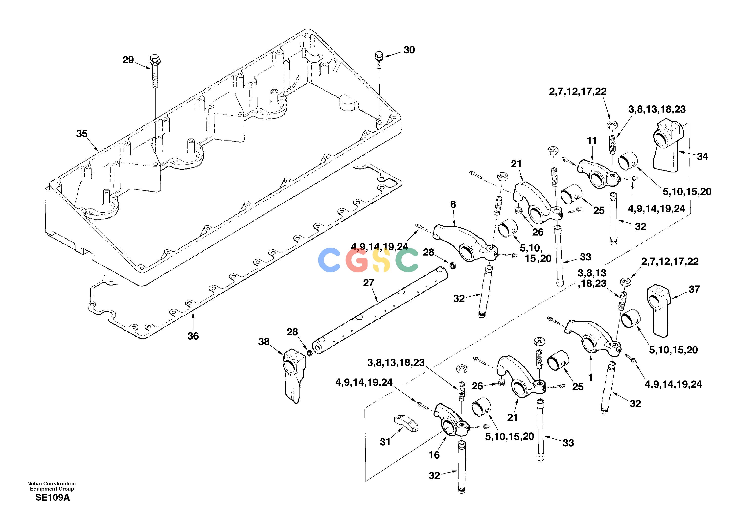 沃尔沃零件查询EC360 Rocker armNoneDH04B001-DH04B002NoneNoneNoneAutodata Volvo online