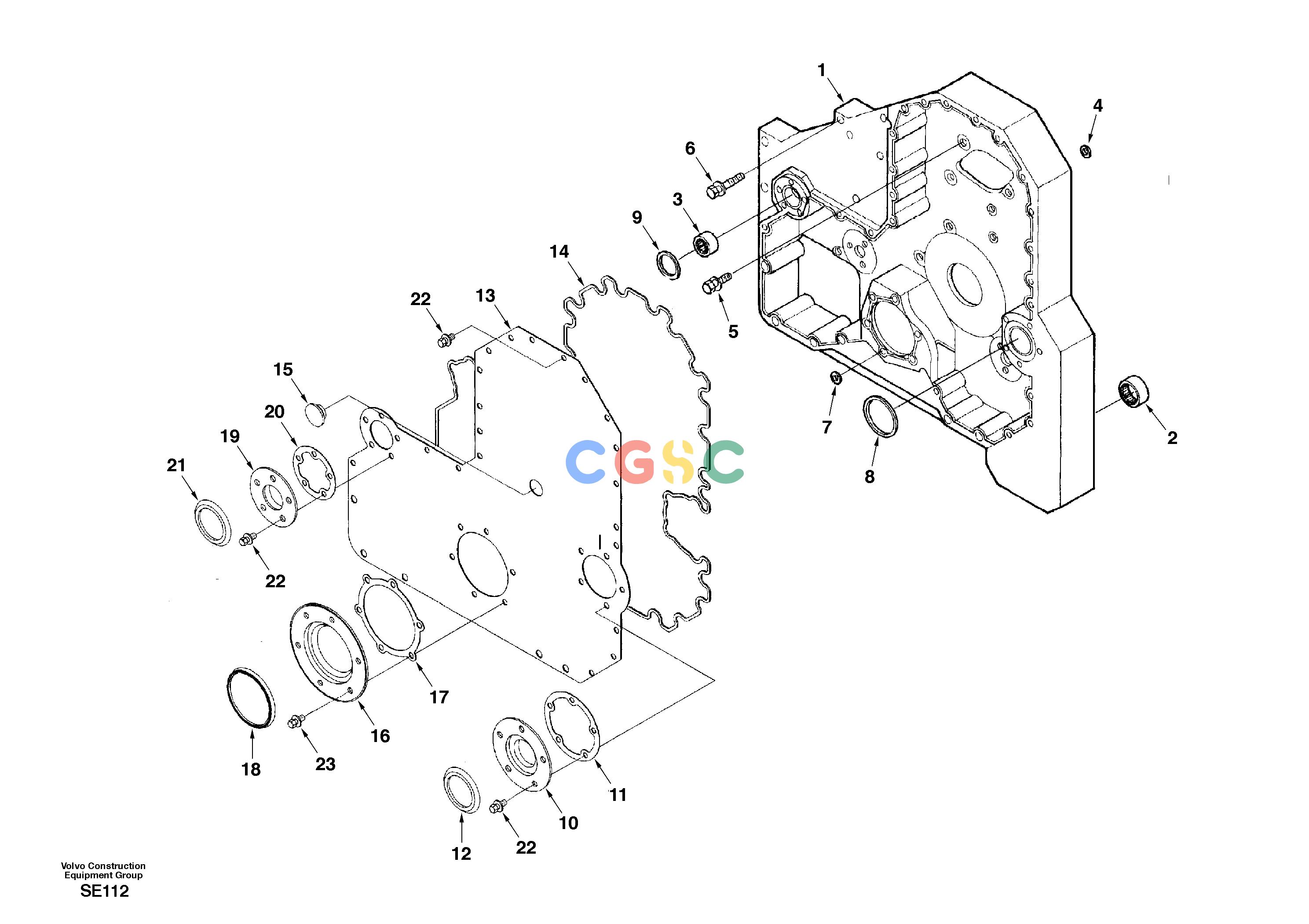 沃尔沃零件查询EC360 Timing gear casingNoneDH04B001-NoneNoneNoneNoneAutodata Volvo online
