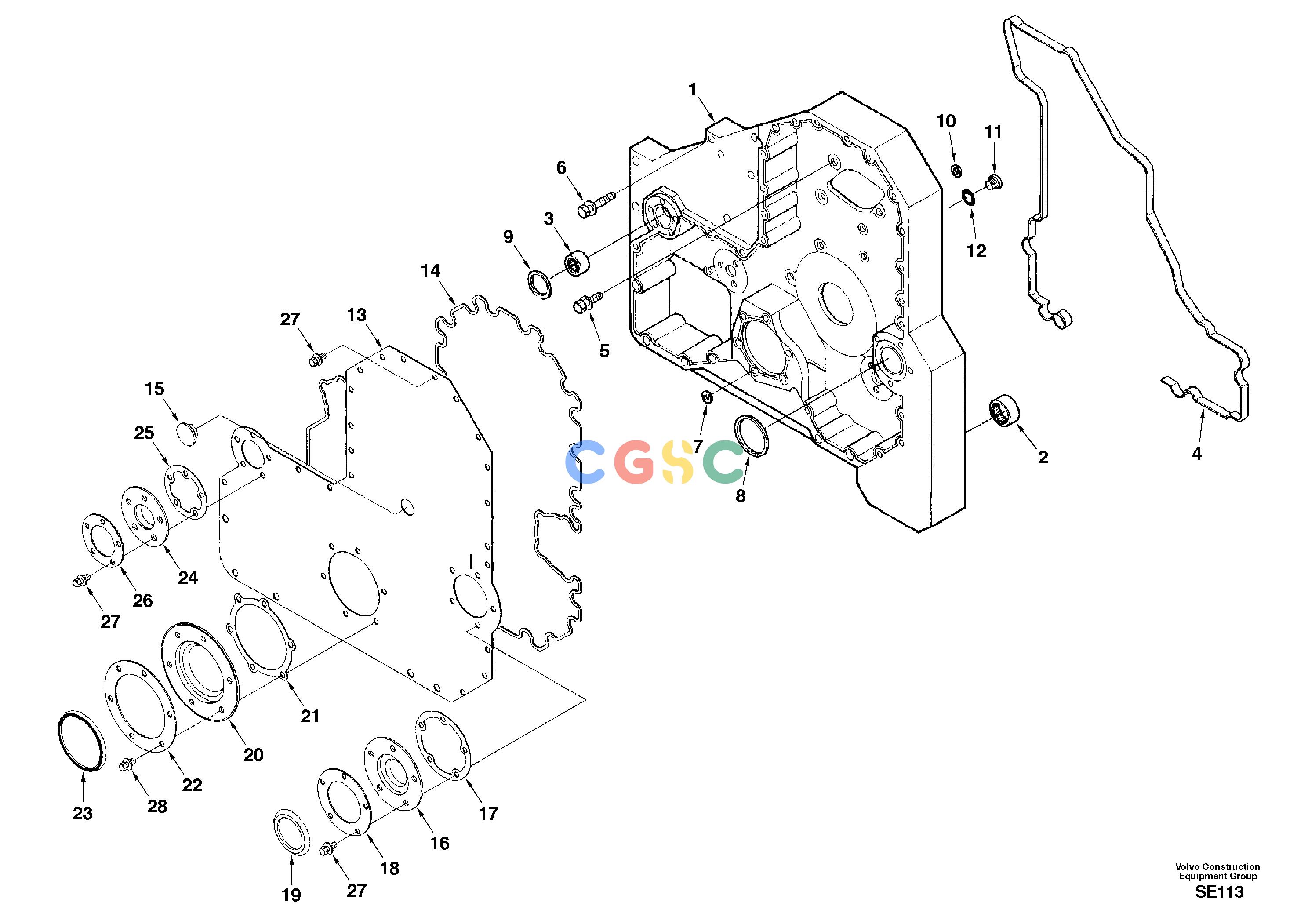 沃尔沃零件查询EC360 Timing gear casingNoneDH04B002-NoneNoneNoneNoneAutodata Volvo online