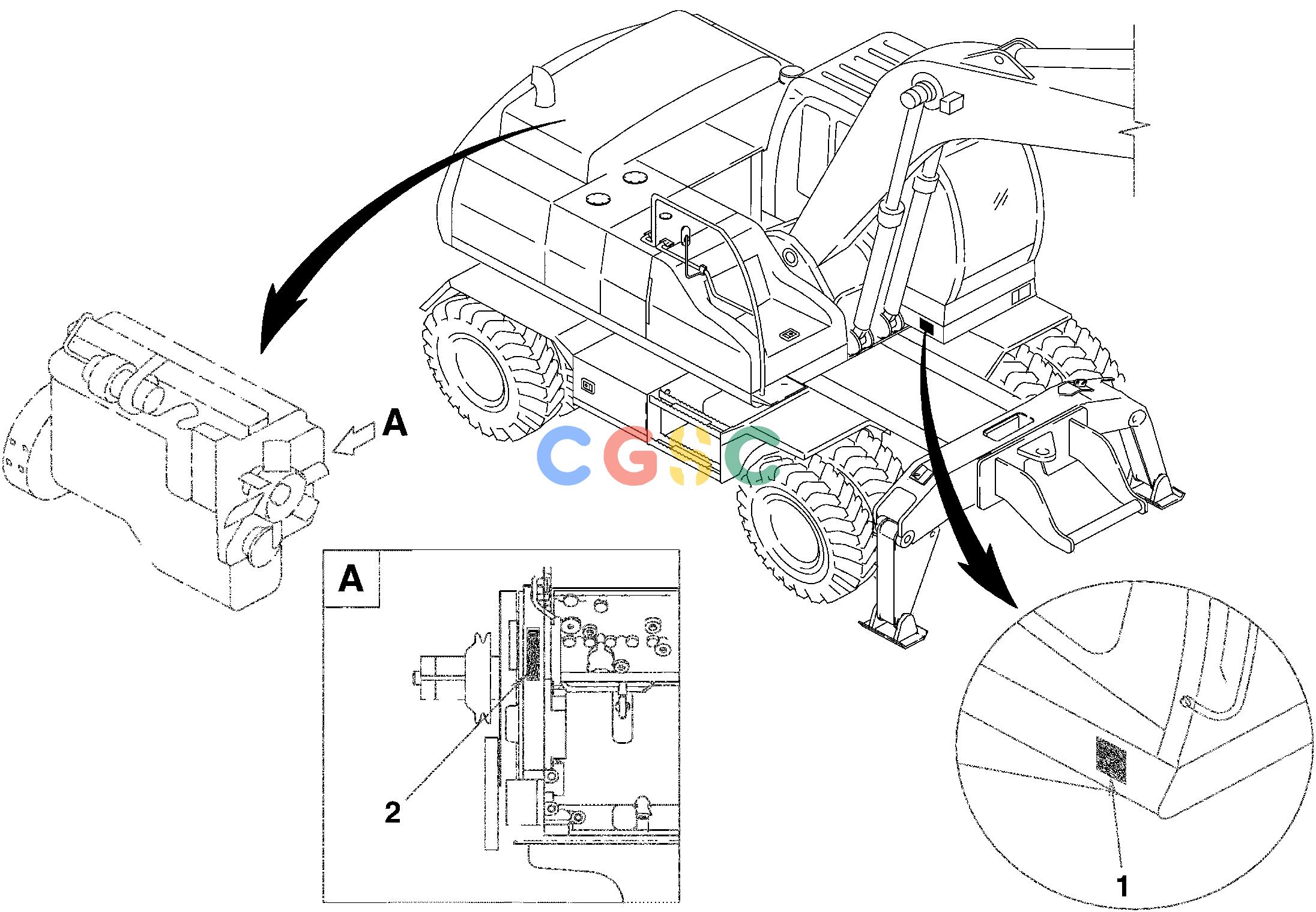 沃尔沃零件查询EW170 & EW180 Product identification plateSER NO 3031- NoneNoneNoneAutodata Volvo online