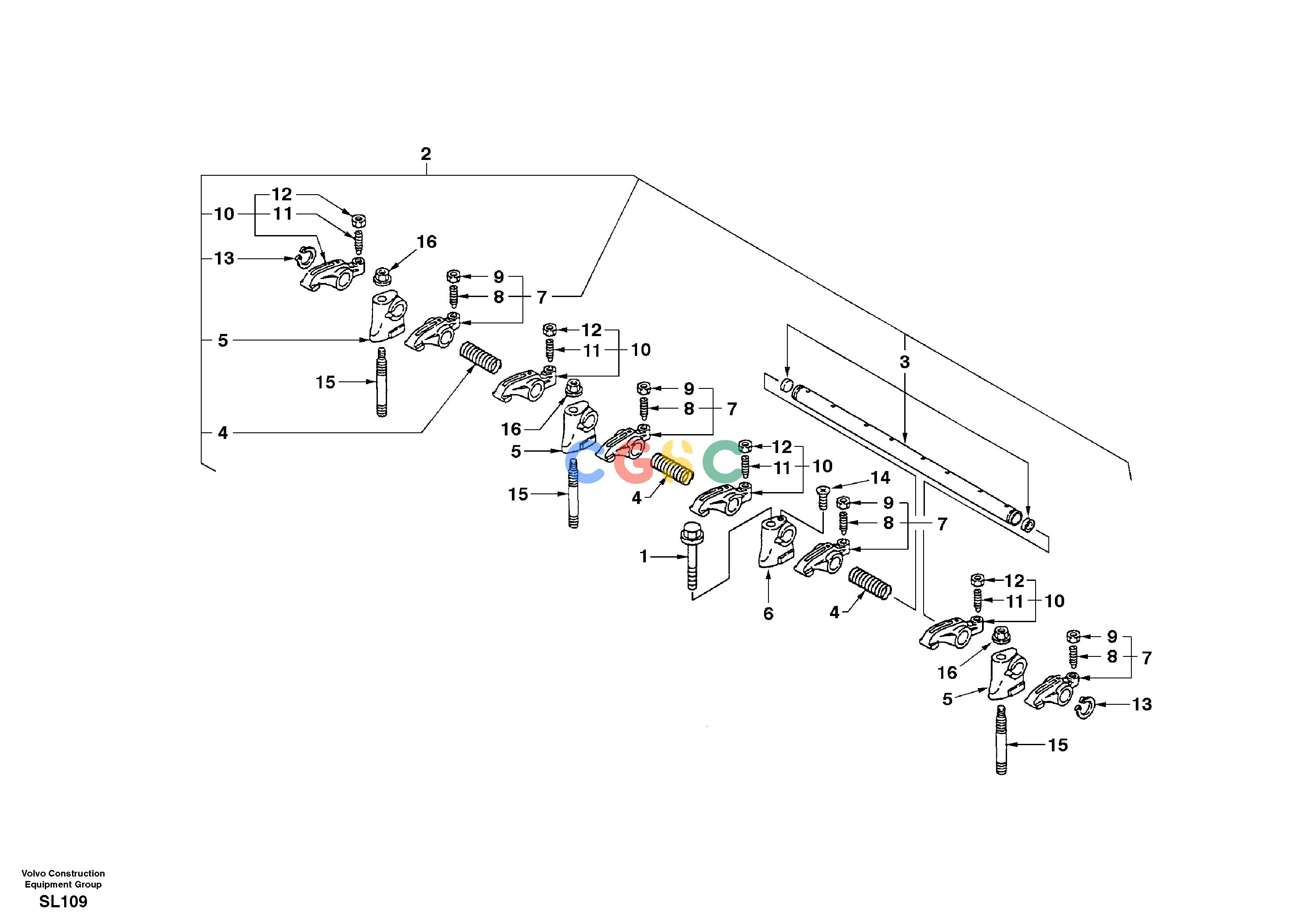 沃尔沃零件查询EC55 Rocker armSER NO 5001-AL04B001-AL04B002NoneNoneNoneAutodata Volvo online