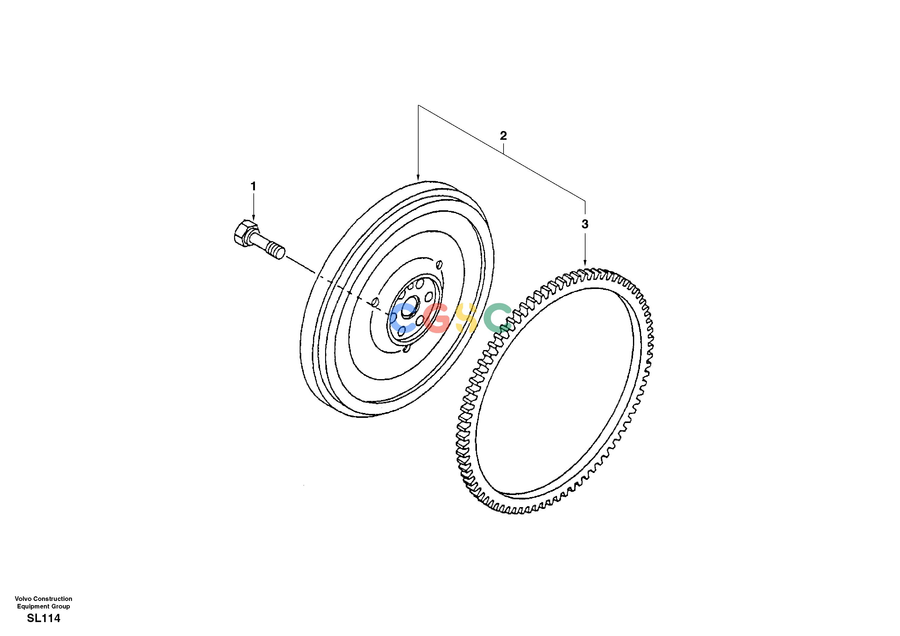 沃尔沃零件查询EC55 FlywheelSER NO 5001-AL04B001-AL04B002NoneNoneNoneAutodata Volvo online