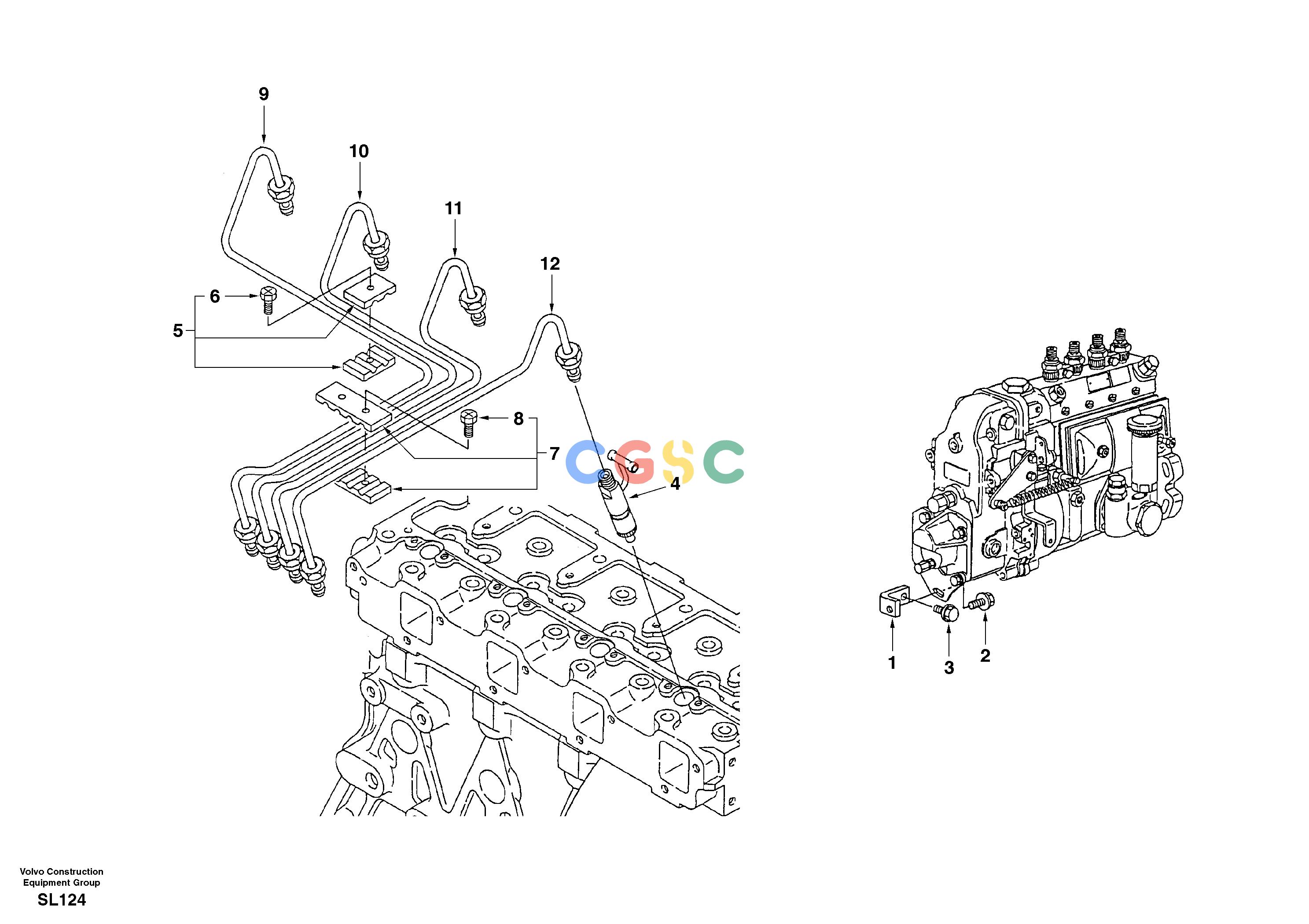 沃尔沃零件查询EC55 Fuel pipes-injectorSER NO 5001-AL04B001-AL04B002NoneNoneNoneAutodata Volvo online