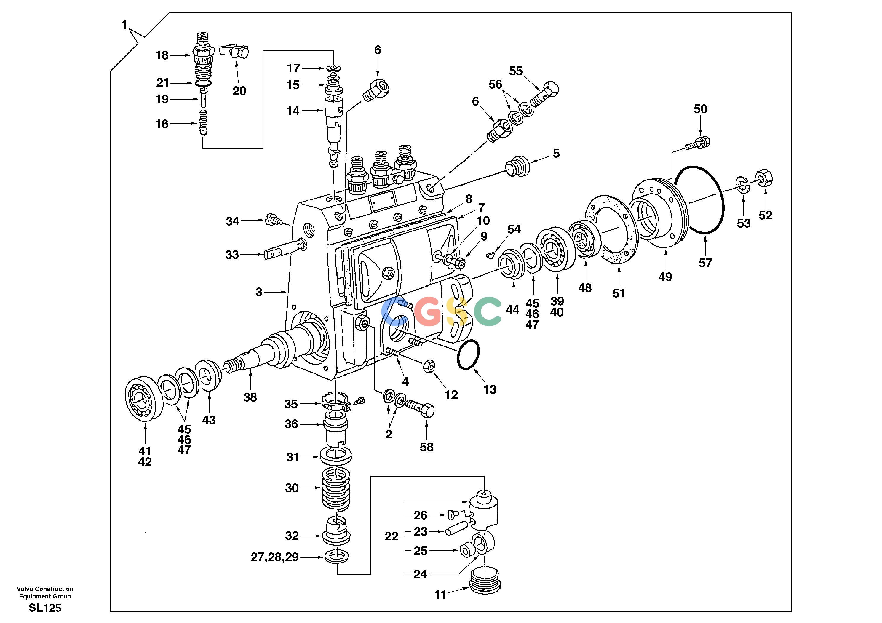 沃尔沃零件查询EC55 Injection pumpSER NO 5001-AL04B001-AL04B002NoneNoneNoneAutodata Volvo online