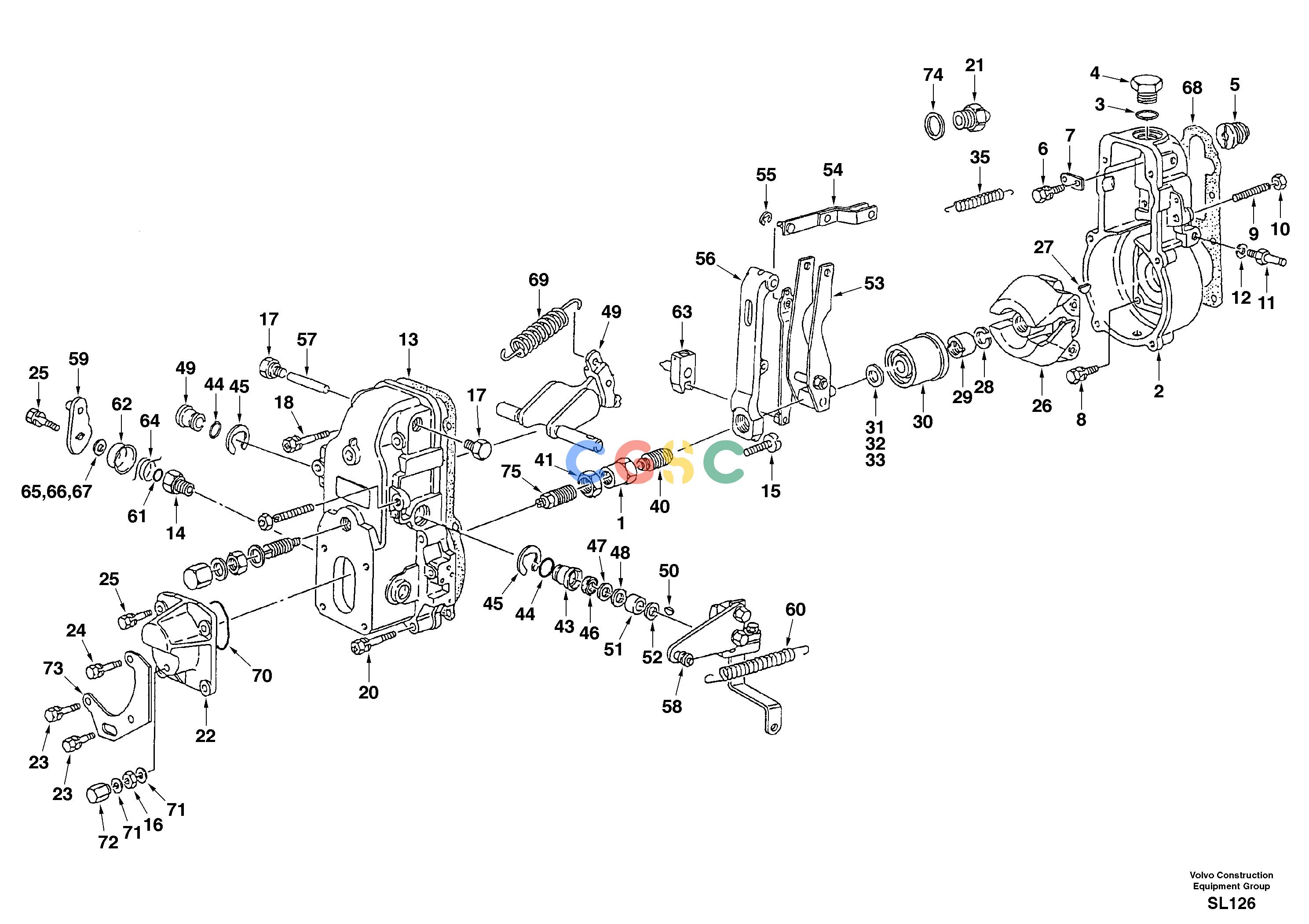 沃尔沃零件查询EC55 Centrifugal governorSER NO 5001-AL04B001-AL04B002NoneNoneNoneAutodata Volvo online