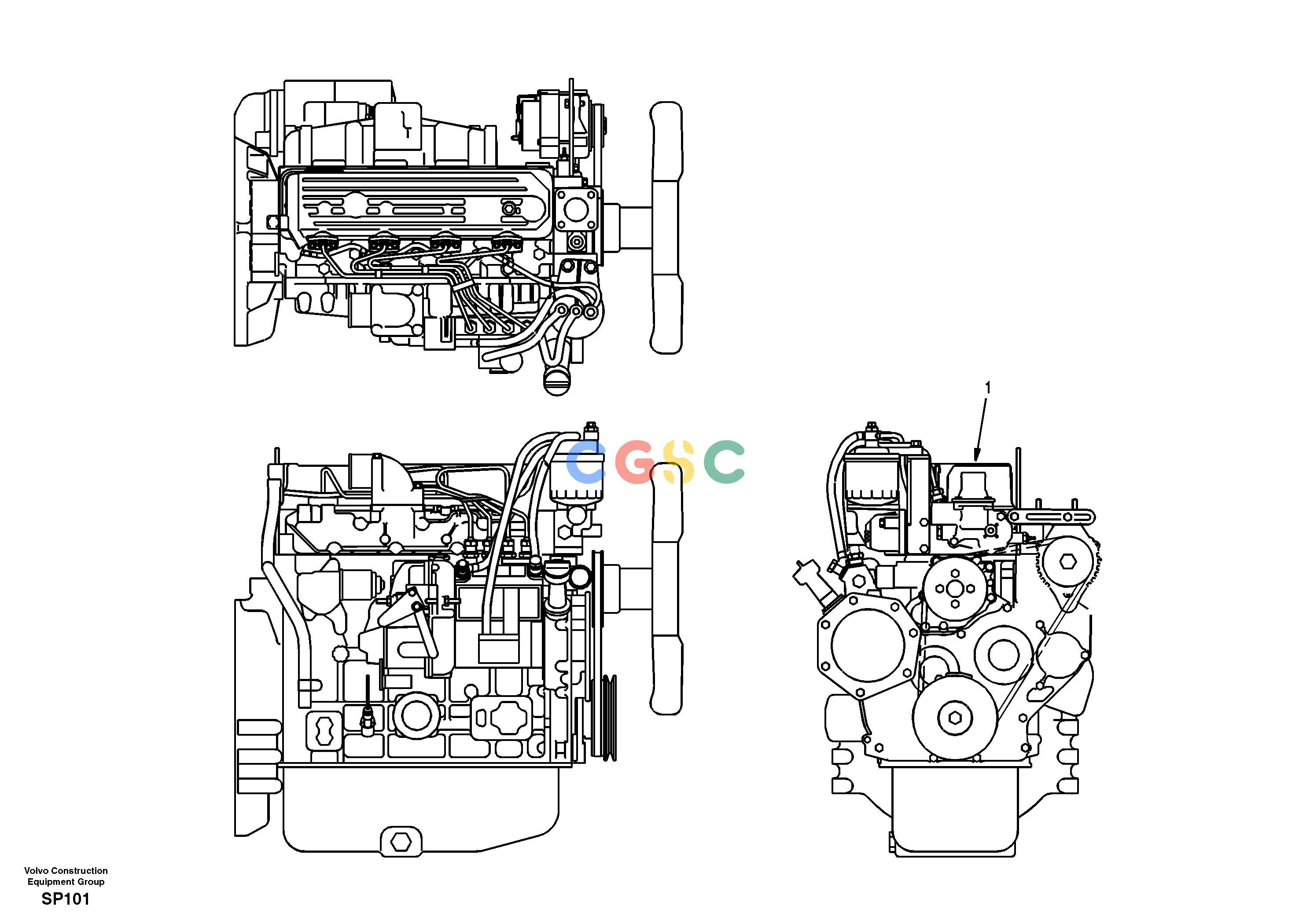 沃尔沃零件查询EC55 EngineSER NO 20001-8277099-AL04B002NoneNoneAL04B002 SER NO 20355-Autodata Volvo online