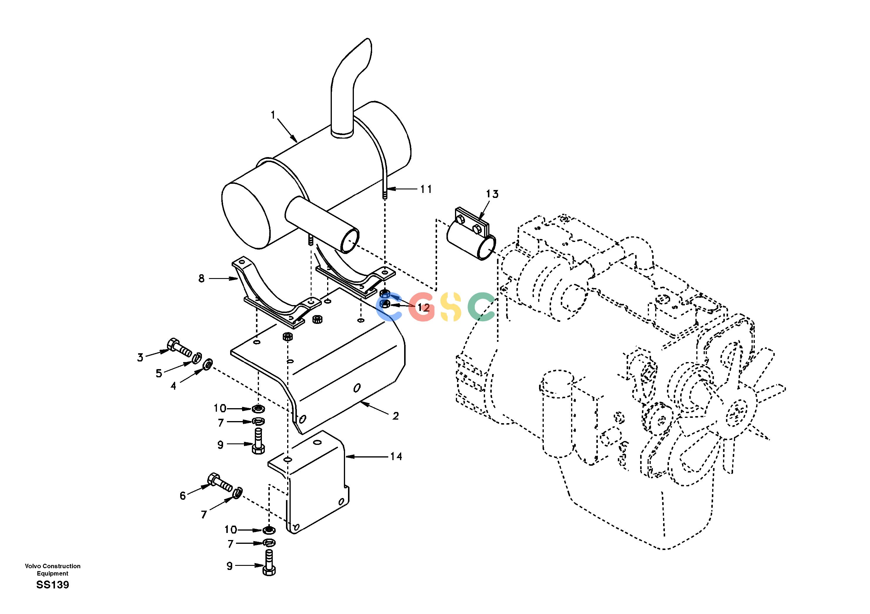 沃尔沃零件查询EW130 Exhaust systemNone8277406-NoneNoneNoneNoneAutodata Volvo online