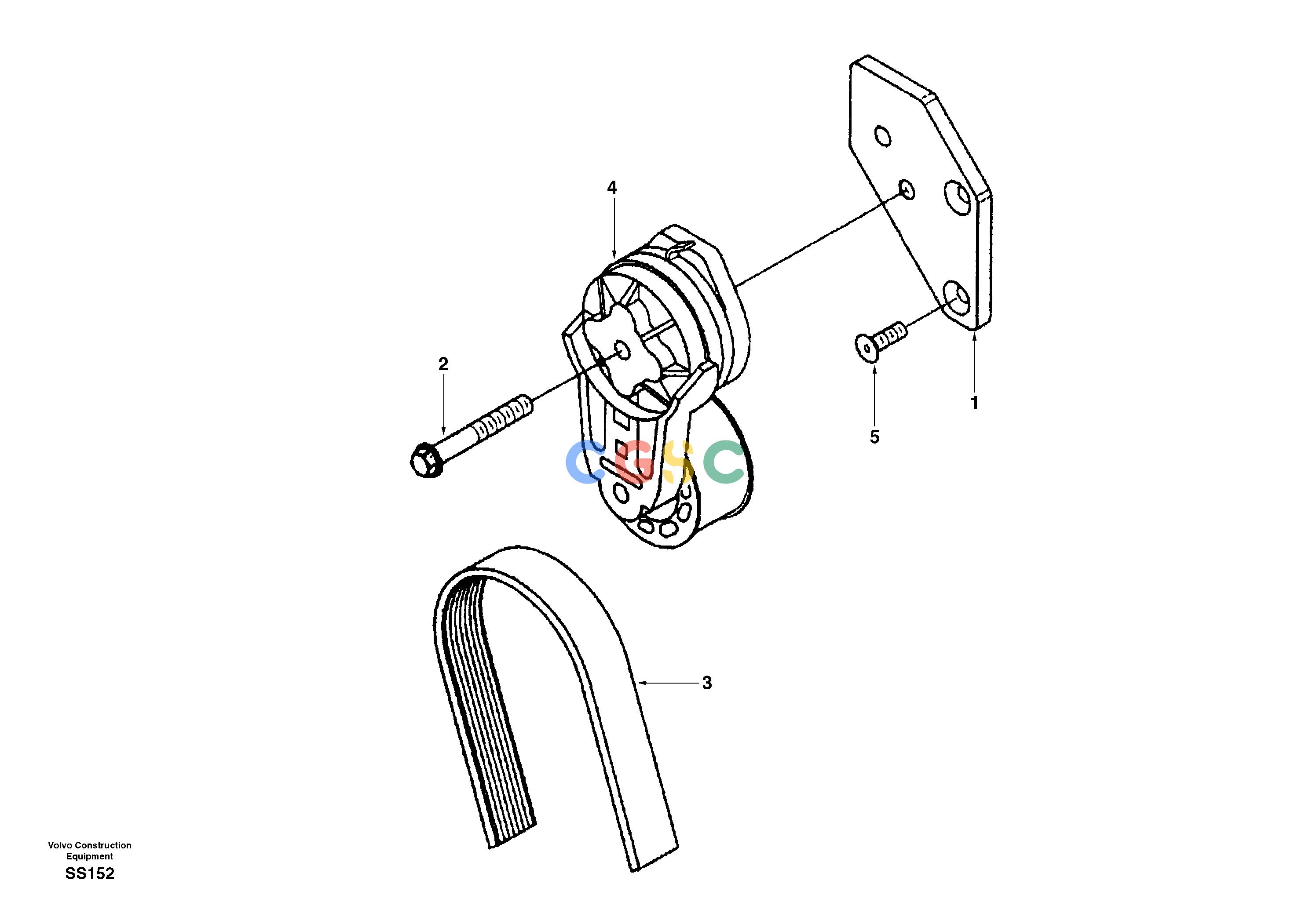 沃尔沃零件查询EW130 Automatic belt tensioner with fitting partsNone8277406-NoneNoneNoneNoneAutodata Volvo online