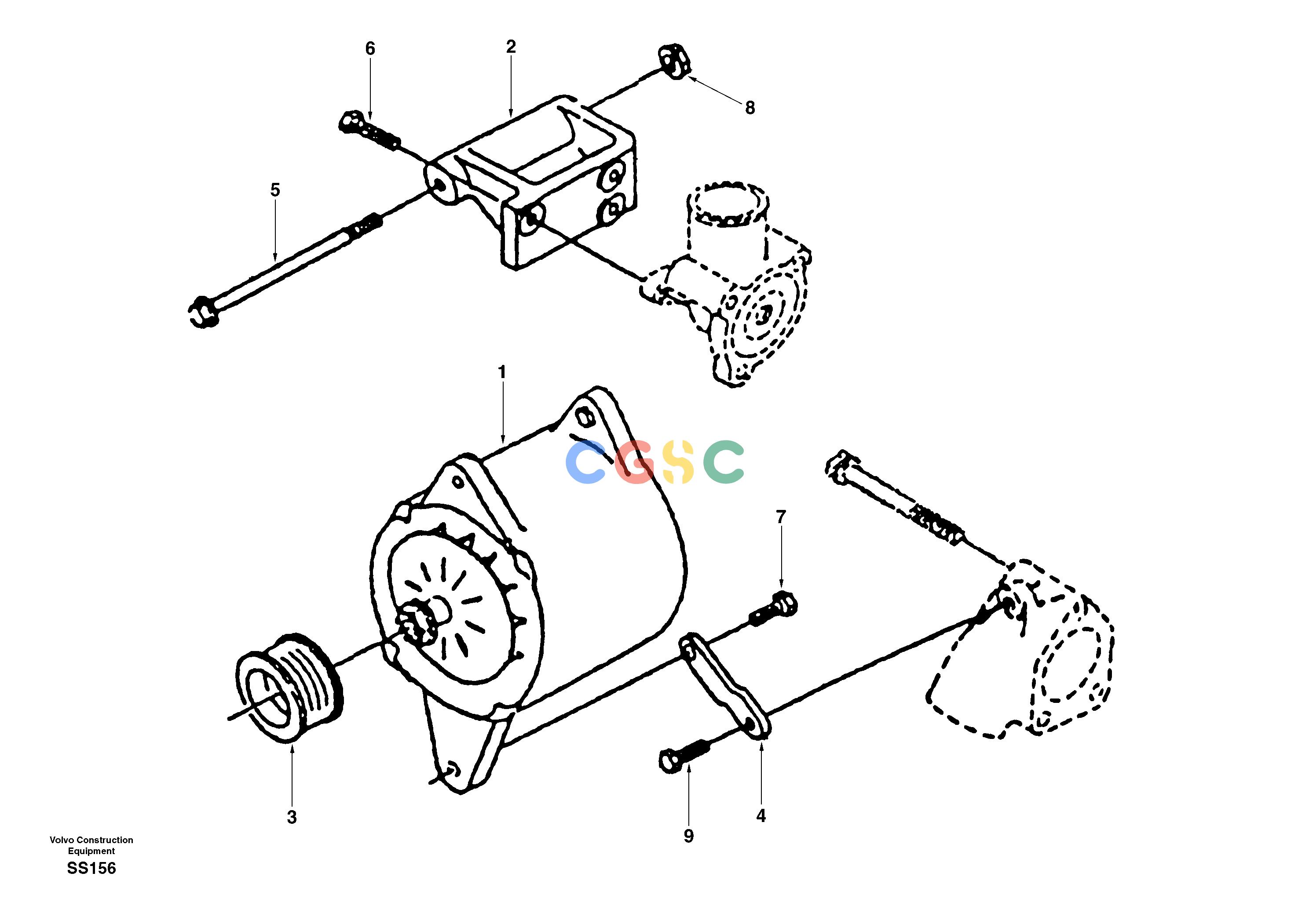 沃尔沃零件查询EW130 Alternator with assembling detailsNone8277406-NoneNoneNoneNoneAutodata Volvo online