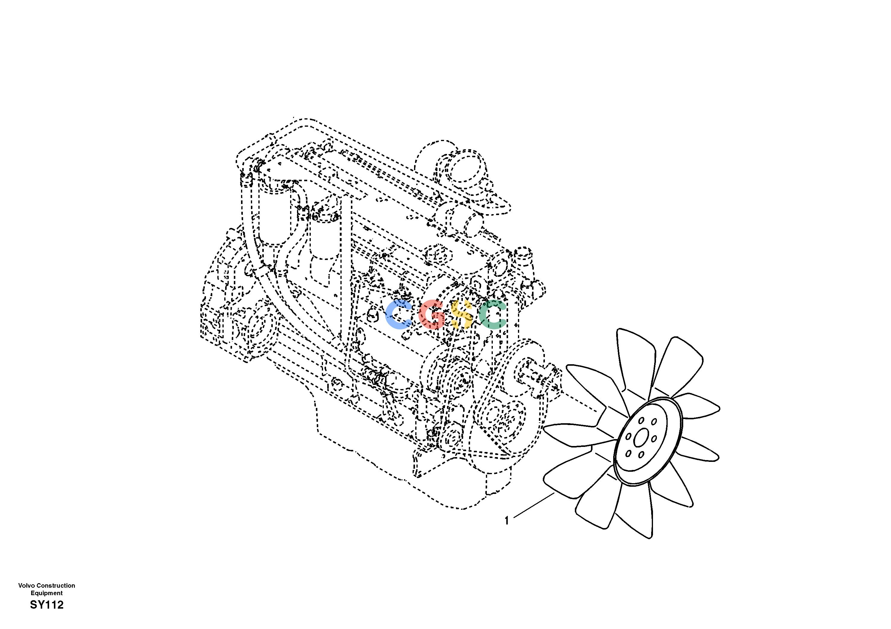 沃尔沃零件查询EC290B Cooling fan mountingNone8277480-8278505NoneNoneNoneAutodata Volvo online