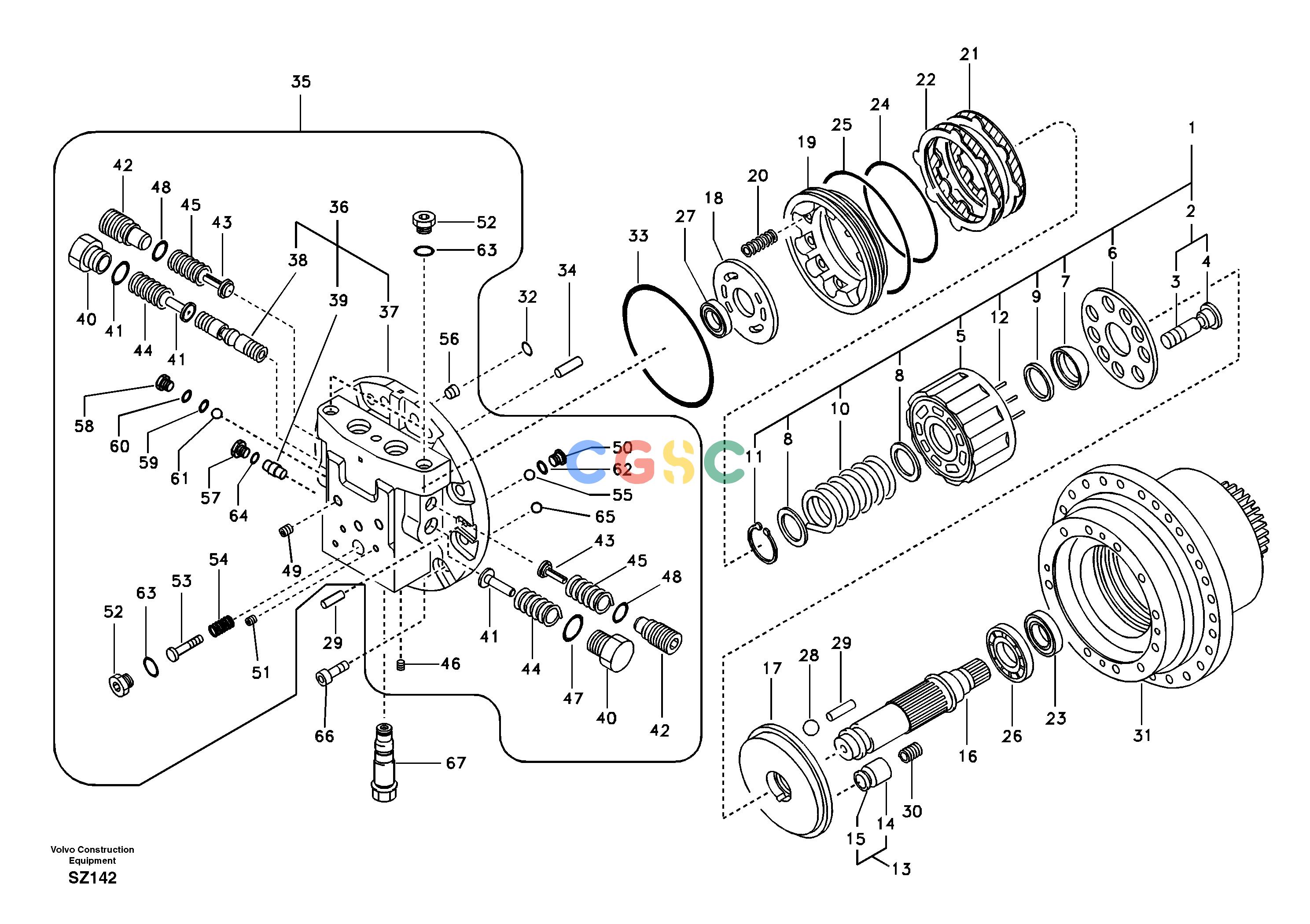 沃尔沃零件查询EC240 Travel motorNoneDE16F001-DE16F002NoneNoneNoneAutodata Volvo online