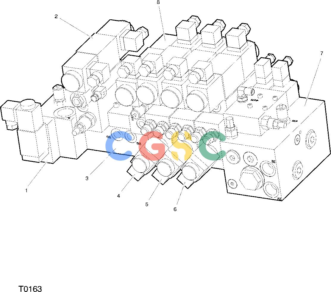 约翰迪尔零件查询KB200F - ATTACHMENTS VALVE ASS'Y 762B ( O350 - ) 4535-015/13 [4535-015/13]EPC John Deere online