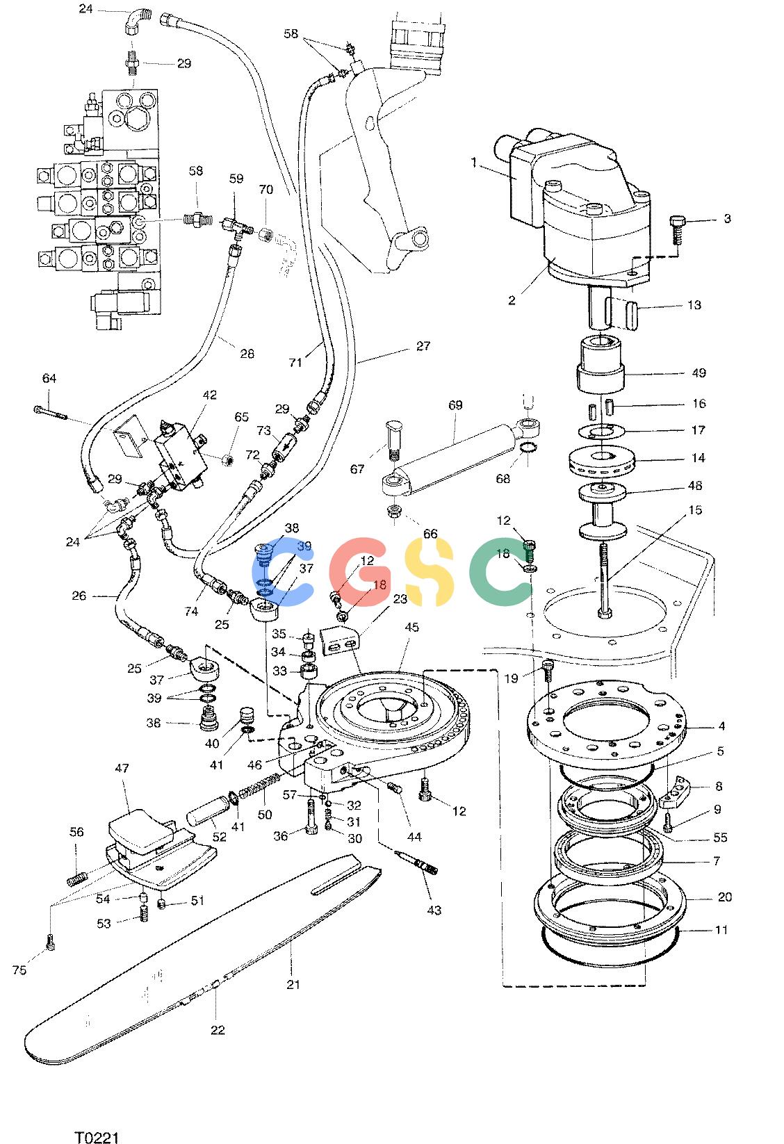 约翰迪尔零件查询746B ATT - ATTACHMENTS ENGINE CHAIN TIGHTENER F042684 11 80 T0221 [T0221]EPC John Deere online
