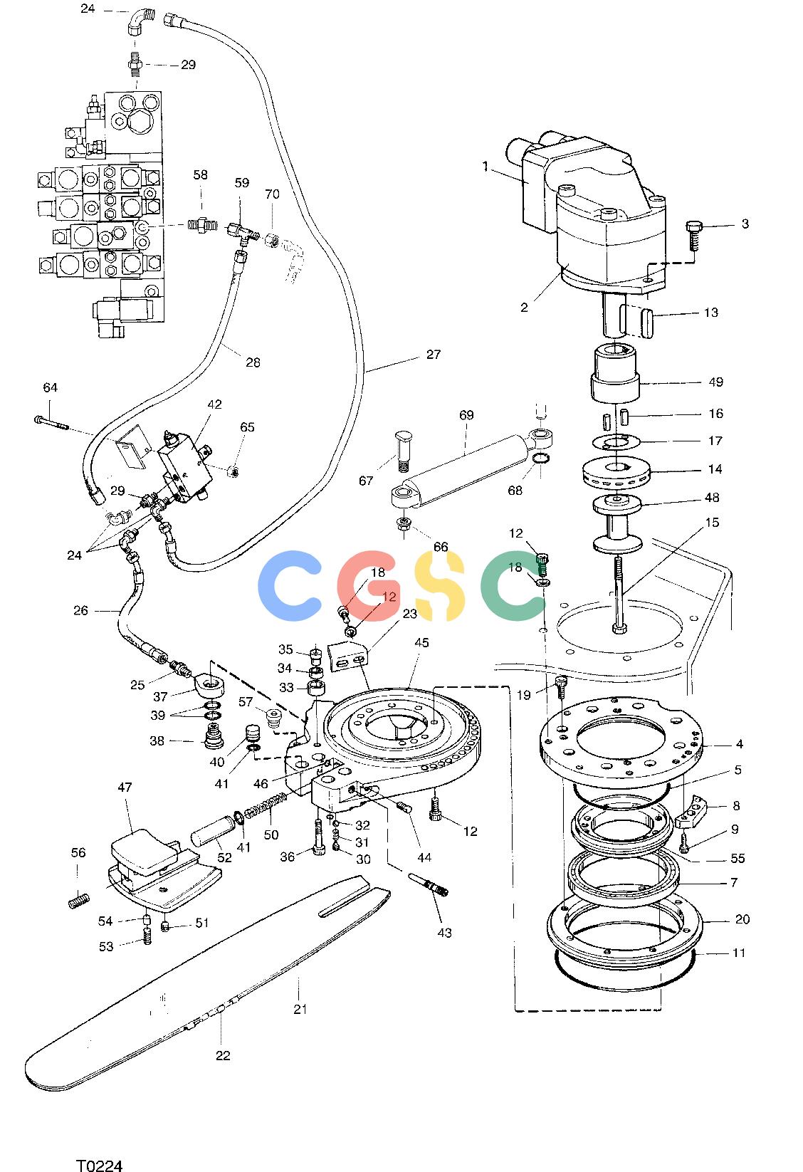 约翰迪尔零件查询746BST - ATTACHMENTS SAW 746B ( O358 - ) 4536-012/12 [4536-012/12]EPC John Deere online