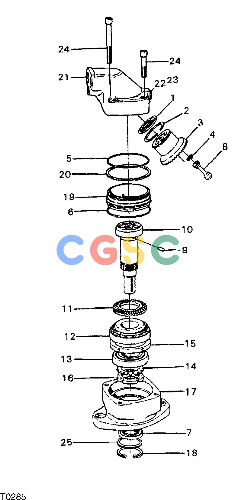 约翰迪尔零件查询755B ATT - ATTACHMENTS ENGINE MOTOR F042138 11 18 T0285 [T0285]EPC John Deere online