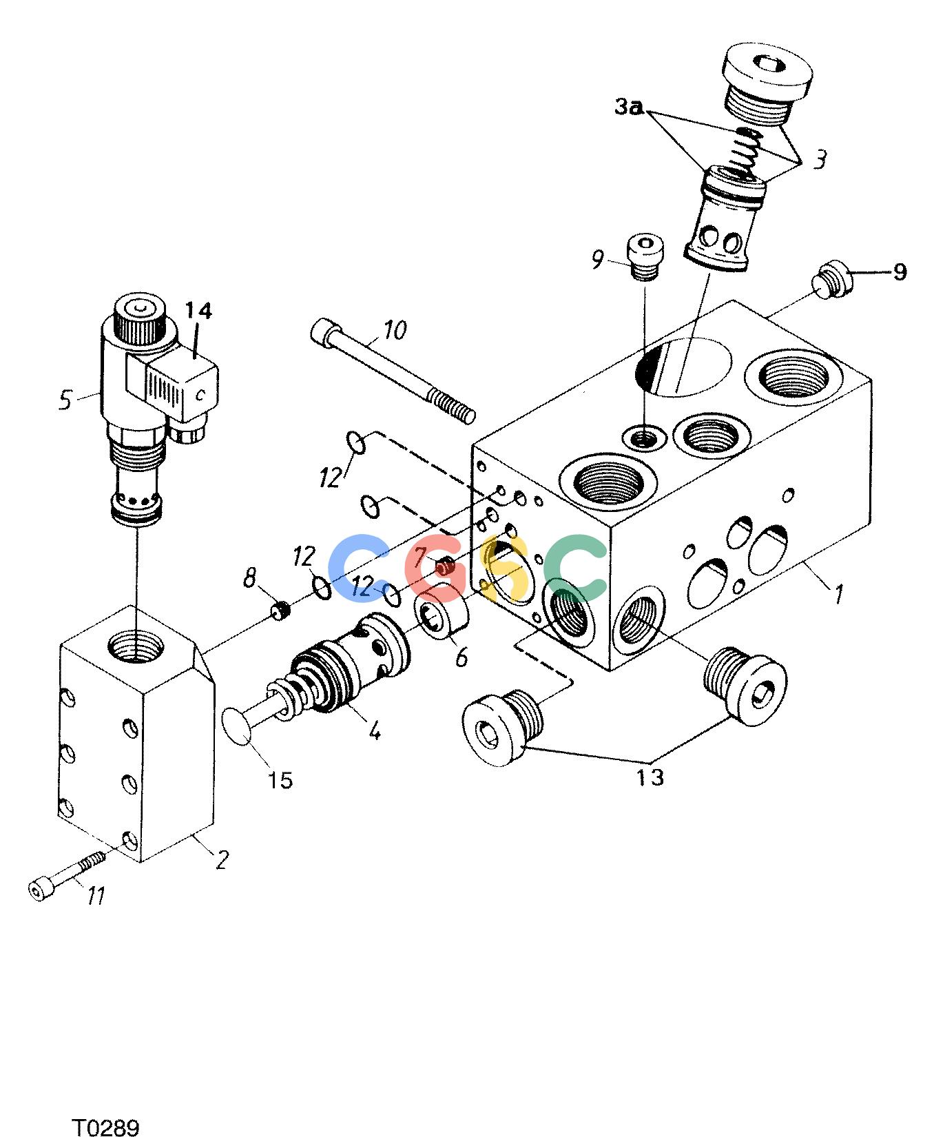 约翰迪尔零件查询755B ATT - ATTACHMENTS ENGINE VALVE BLOCK F042138 11 28 T0289 [T0289]EPC John Deere online
