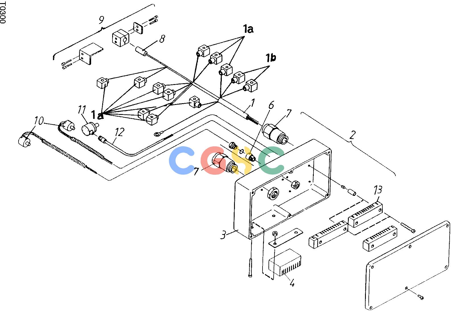 约翰迪尔零件查询755B ATT - ATTACHMENTS ENGINE ELECTRICAL MOUNTING F042138 11 42 T0300 [T0300]EPC John Deere online