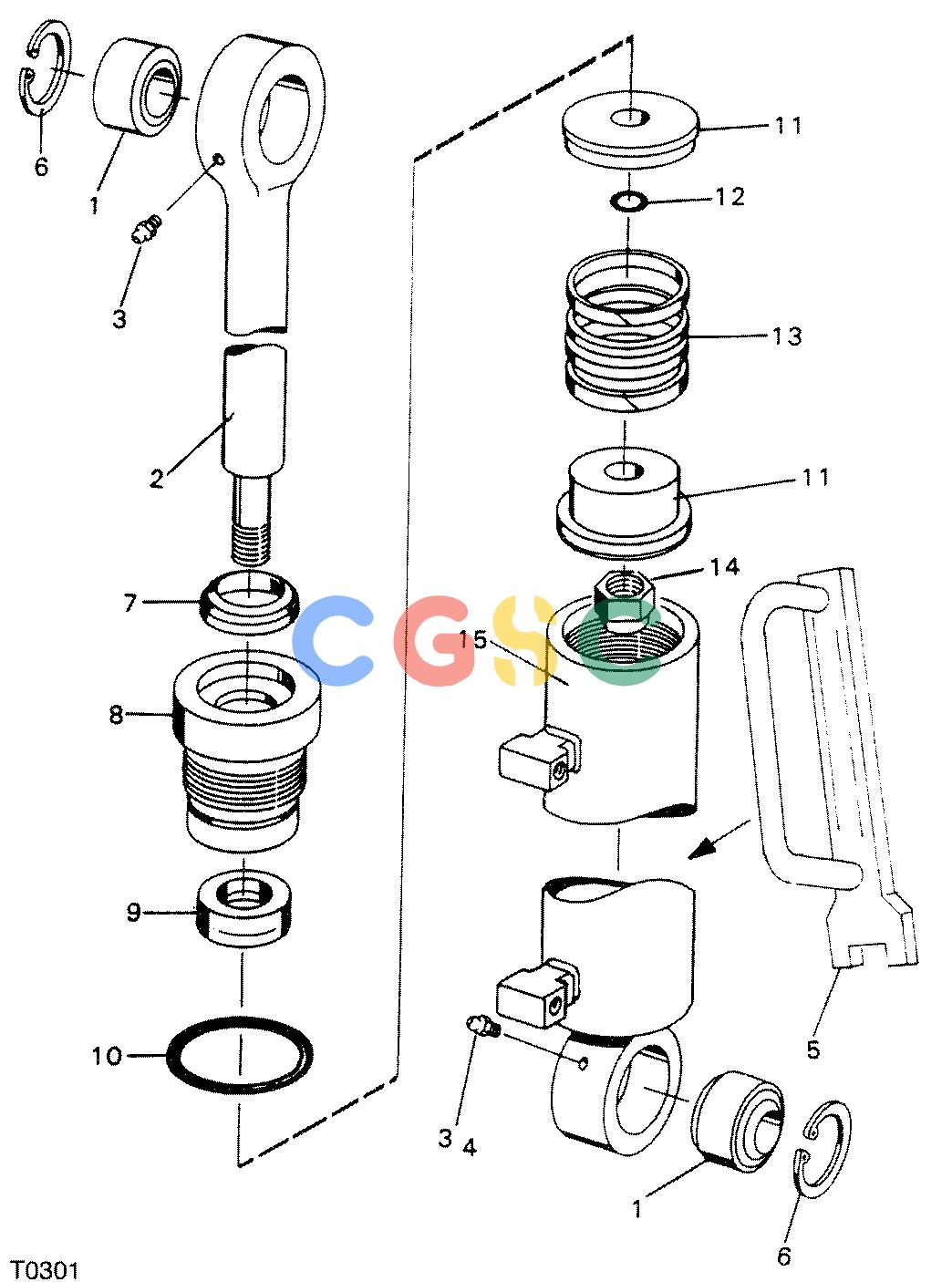 约翰迪尔零件查询755B ATT - ATTACHMENTS ENGINE CYLINDER F042138 11 54 T0301 [T0301]EPC John Deere online