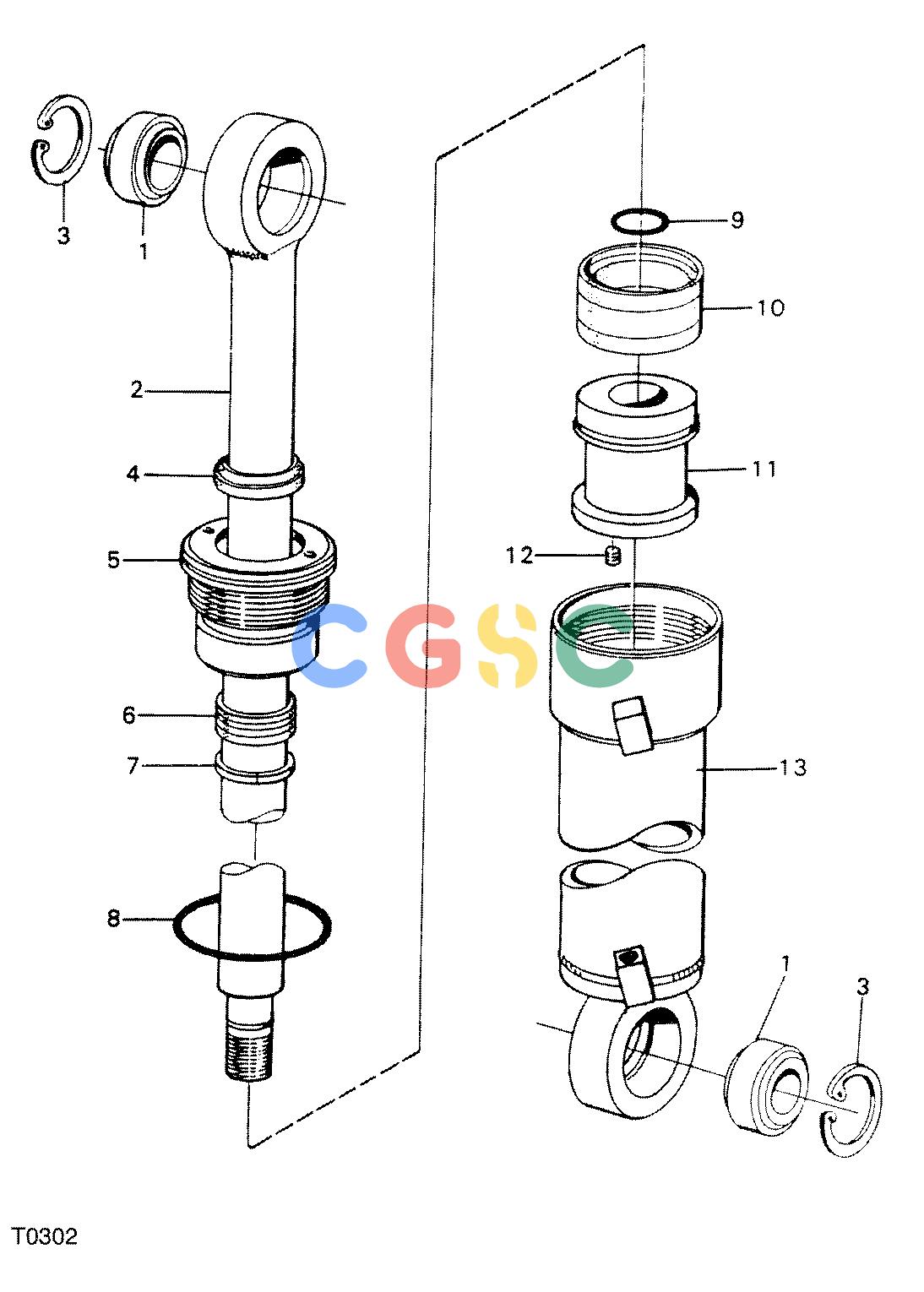 约翰迪尔零件查询755B ATT - ATTACHMENTS ENGINE CYLINDER F042138 11 56 T0302 [T0302]EPC John Deere online
