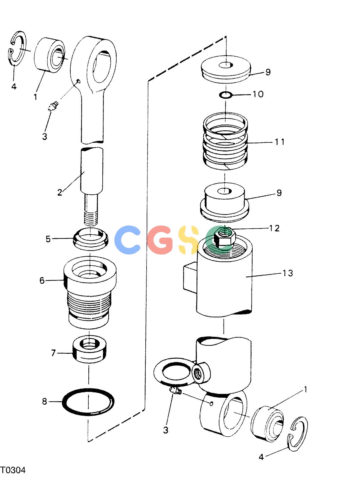 约翰迪尔零件查询755B ATT - ATTACHMENTS ENGINE CYLINDER F042138 11 60 T0304 [T0304]EPC John Deere online
