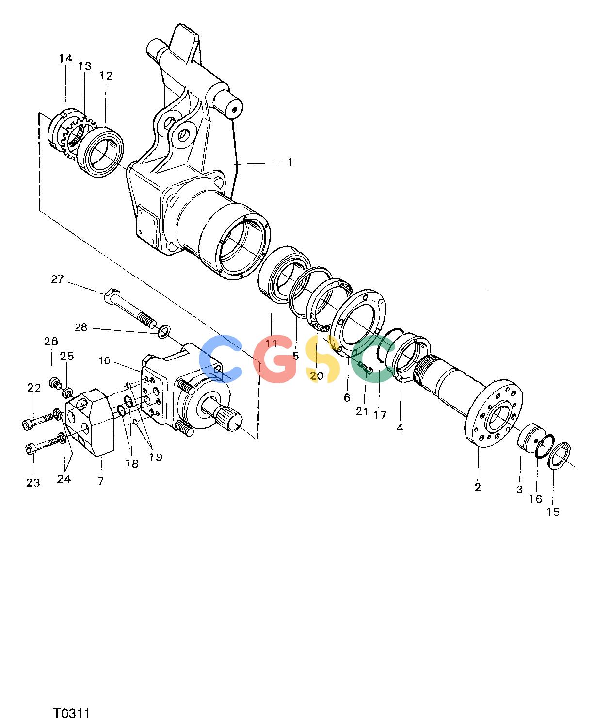 约翰迪尔零件查询TJ608F - ATTACHMENTS FELLING HEAD FEED WHEEL /MOTOR MOUNTING 746B ( O275 - ) 4536-011/10 [4536-011/10]EPC John Deere online