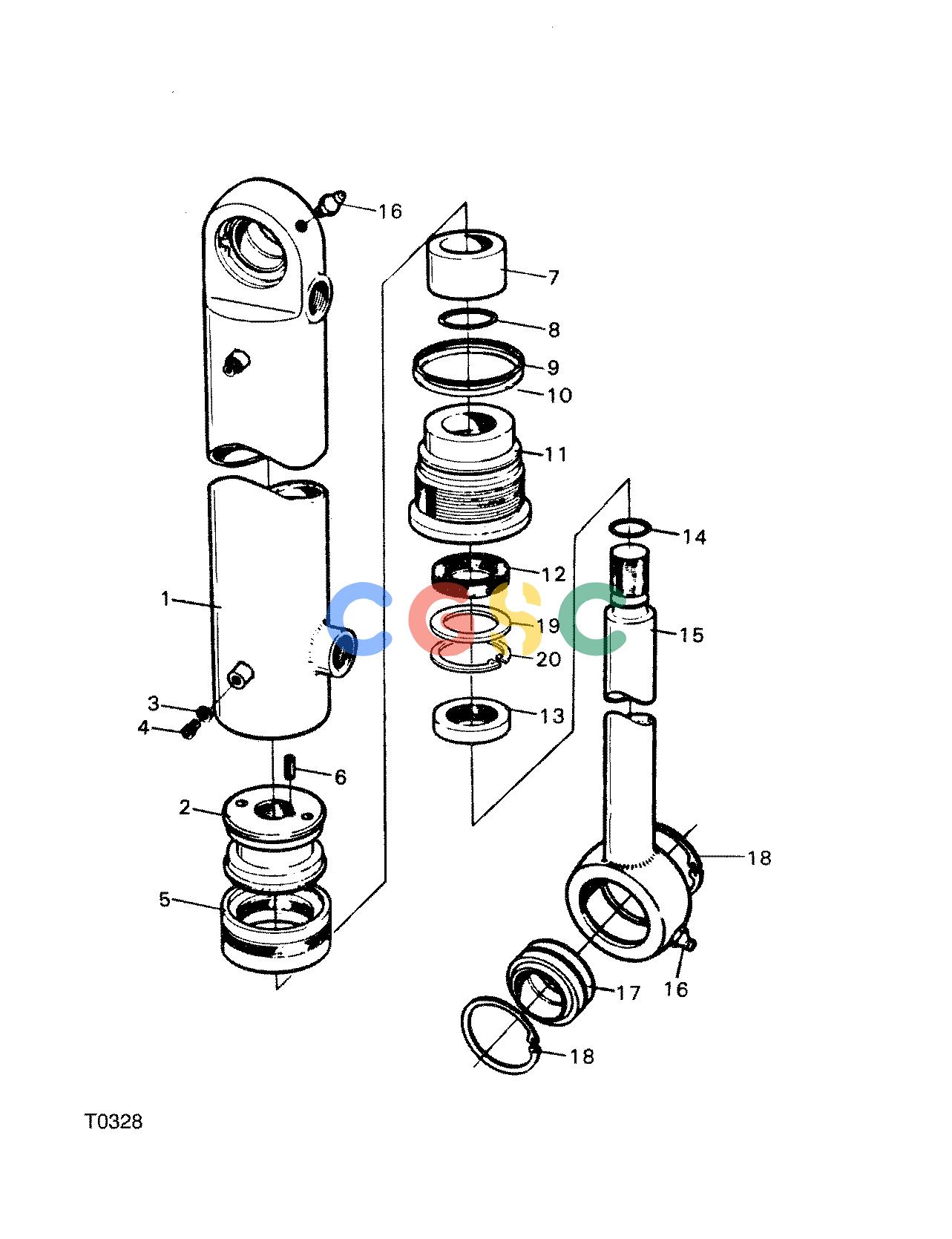 约翰迪尔零件查询T2500F - ATTACHMENTS CYLINDER MEASURE WHEEL 746B ( O275 - ) 4536-026/10 [4536-026/10]EPC John Deere online