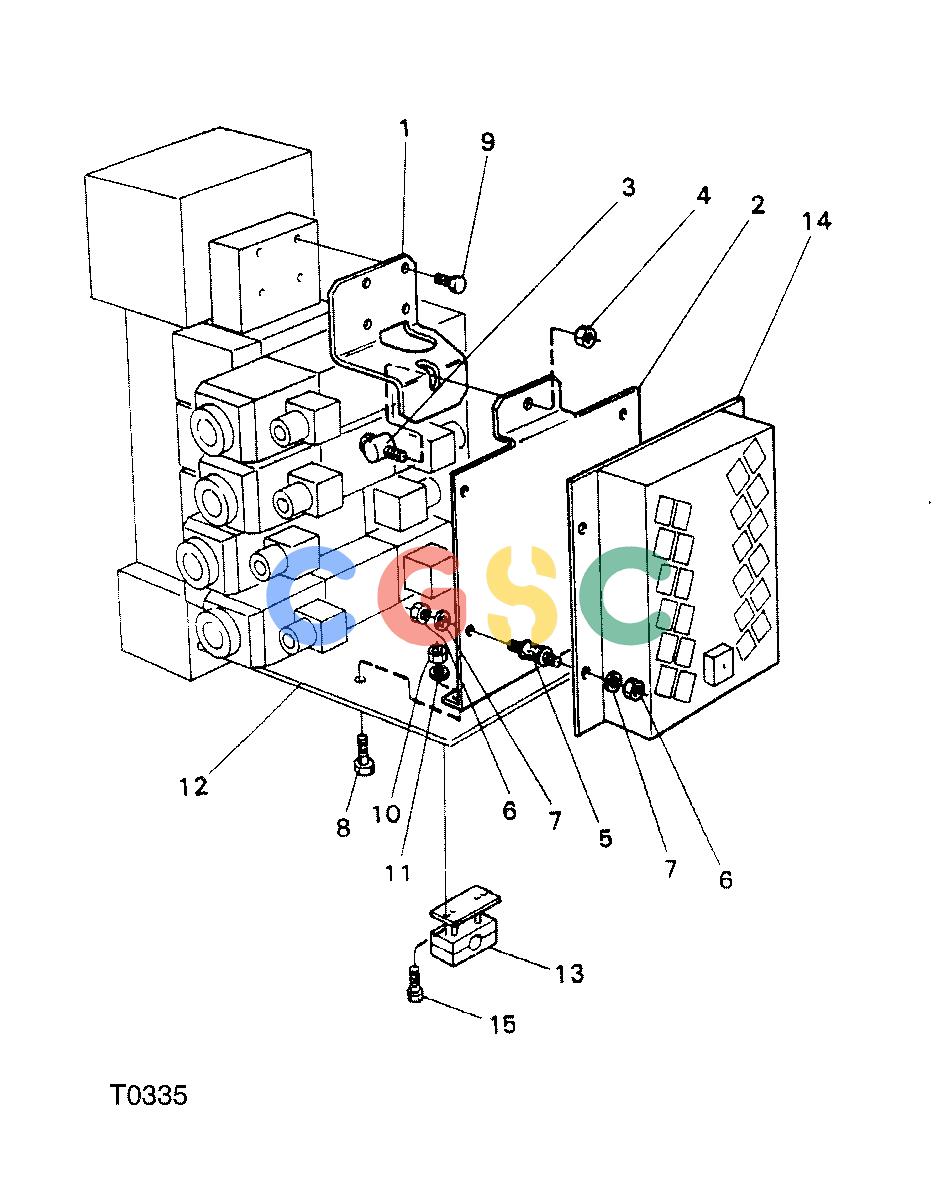 约翰迪尔零件查询746B ATT - ATTACHMENTS ENGINE ELECTRICAL BOX F042684 11 56 T0335 [T0335]EPC John Deere online