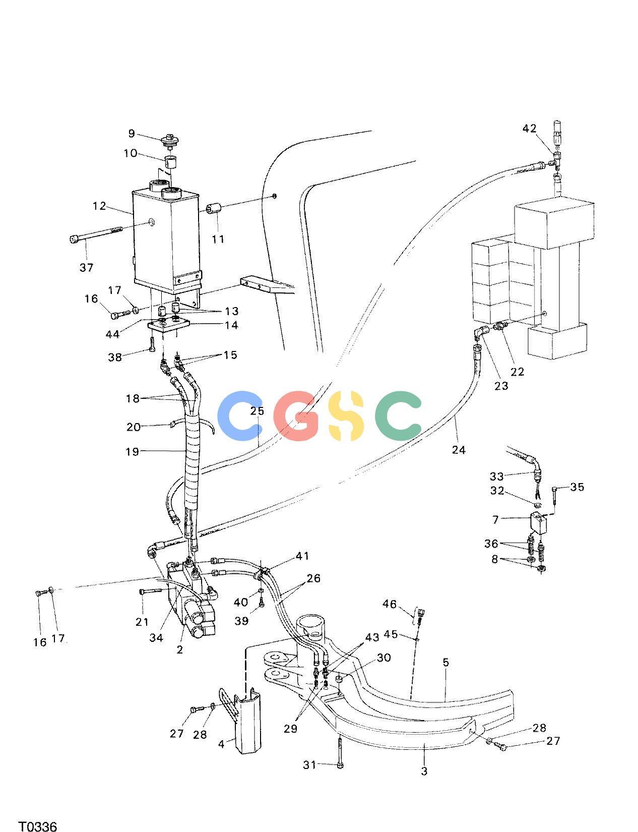 约翰迪尔零件查询746B ATT - ATTACHMENTS ENGINE PAINT MARKING DEVICE F042684 11 58 T0336 [T0336]EPC John Deere online