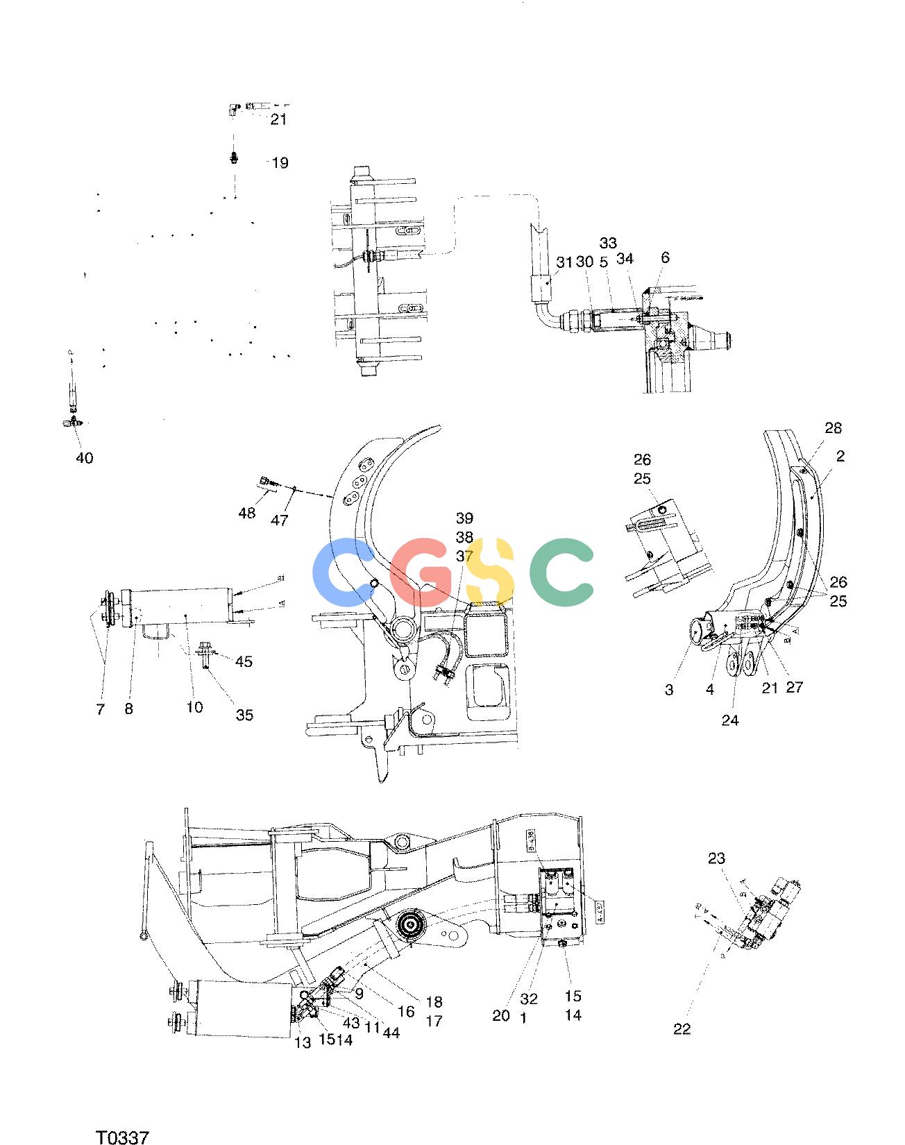 约翰迪尔零件查询746B ATT - ATTACHMENTS ENGINE PAINT MARKING DEVICE F042684 11 60 T0337 [T0337]EPC John Deere online