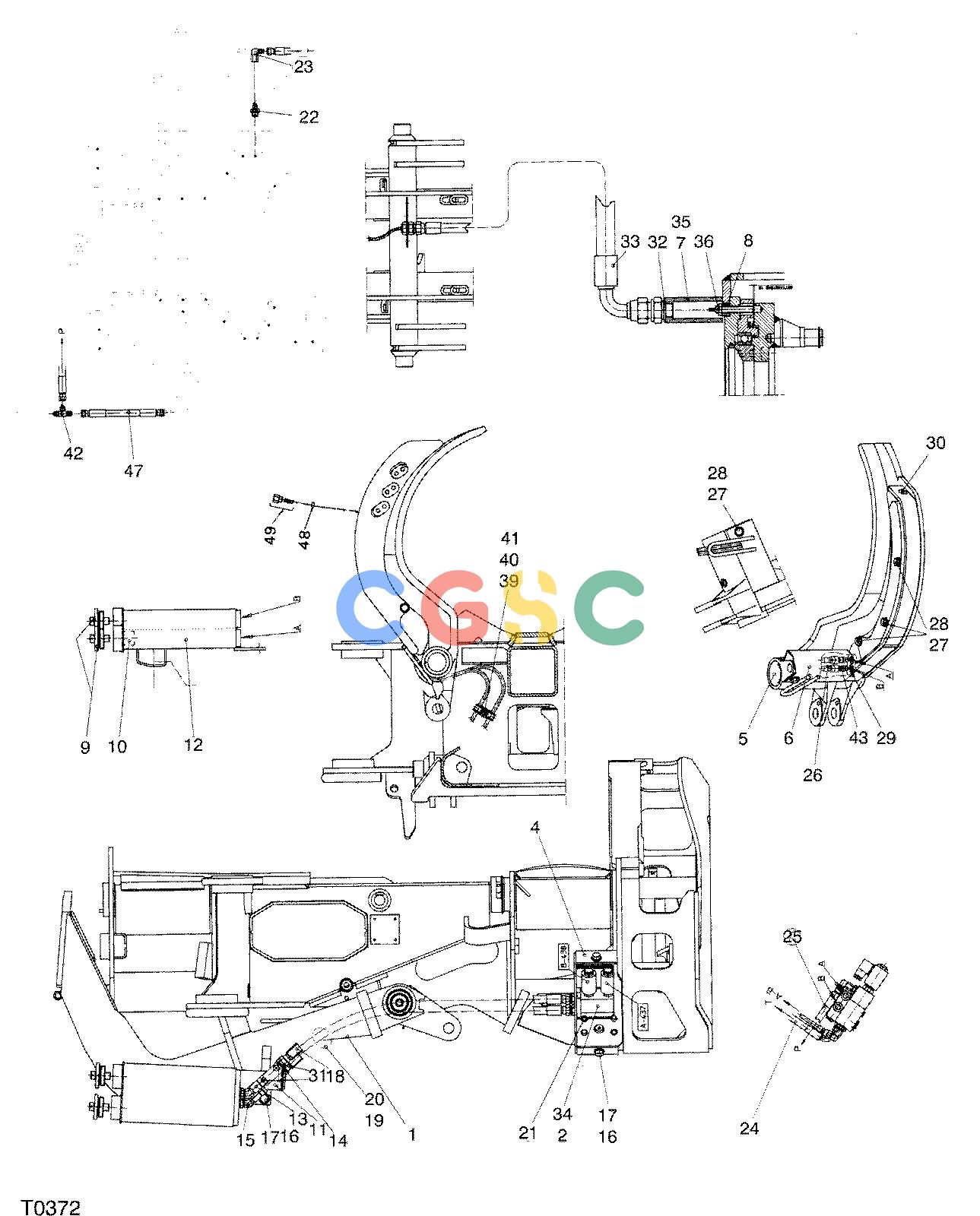 约翰迪尔零件查询762B ATT - ATTACHMENTS ENGINE PAINT MARKING DEVICE F042683 11 66 T0372 [T0372]EPC John Deere online