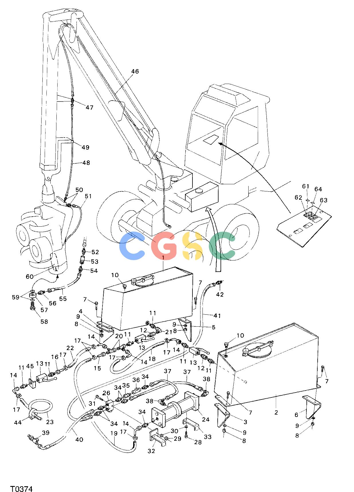 约翰迪尔零件查询762B ATT - ATTACHMENTS ENGINE UREA UNIT F042683 11 70 T0374 [T0374]EPC John Deere online
