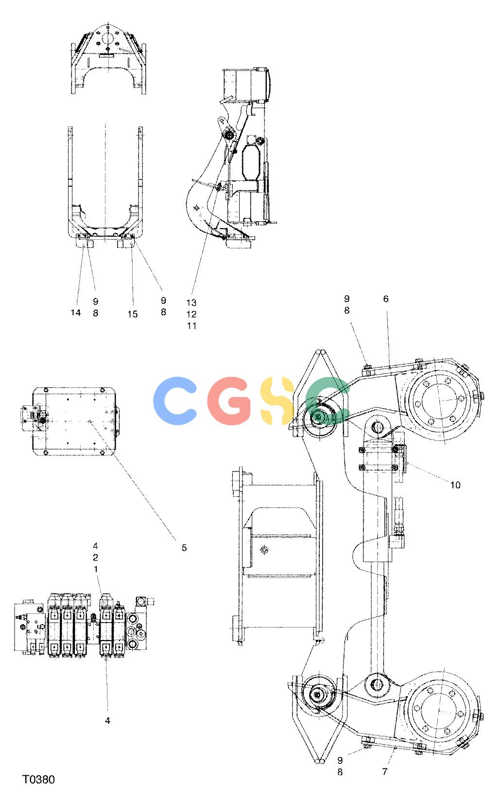 约翰迪尔零件查询KB200F - ATTACHMENTS FELLING HEAD ACCESSORIES 762B ( 1305 - ) 4535-025/10 [4535-025/10]EPC John Deere online