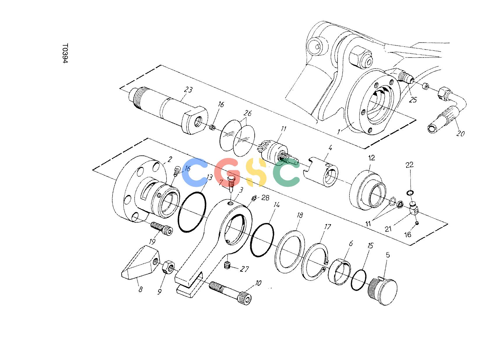 约翰迪尔零件查询755B ATT - ATTACHMENTS ENGINE DIAMETER MEASURING F042138 11 24 T0394 [T0394]EPC John Deere online